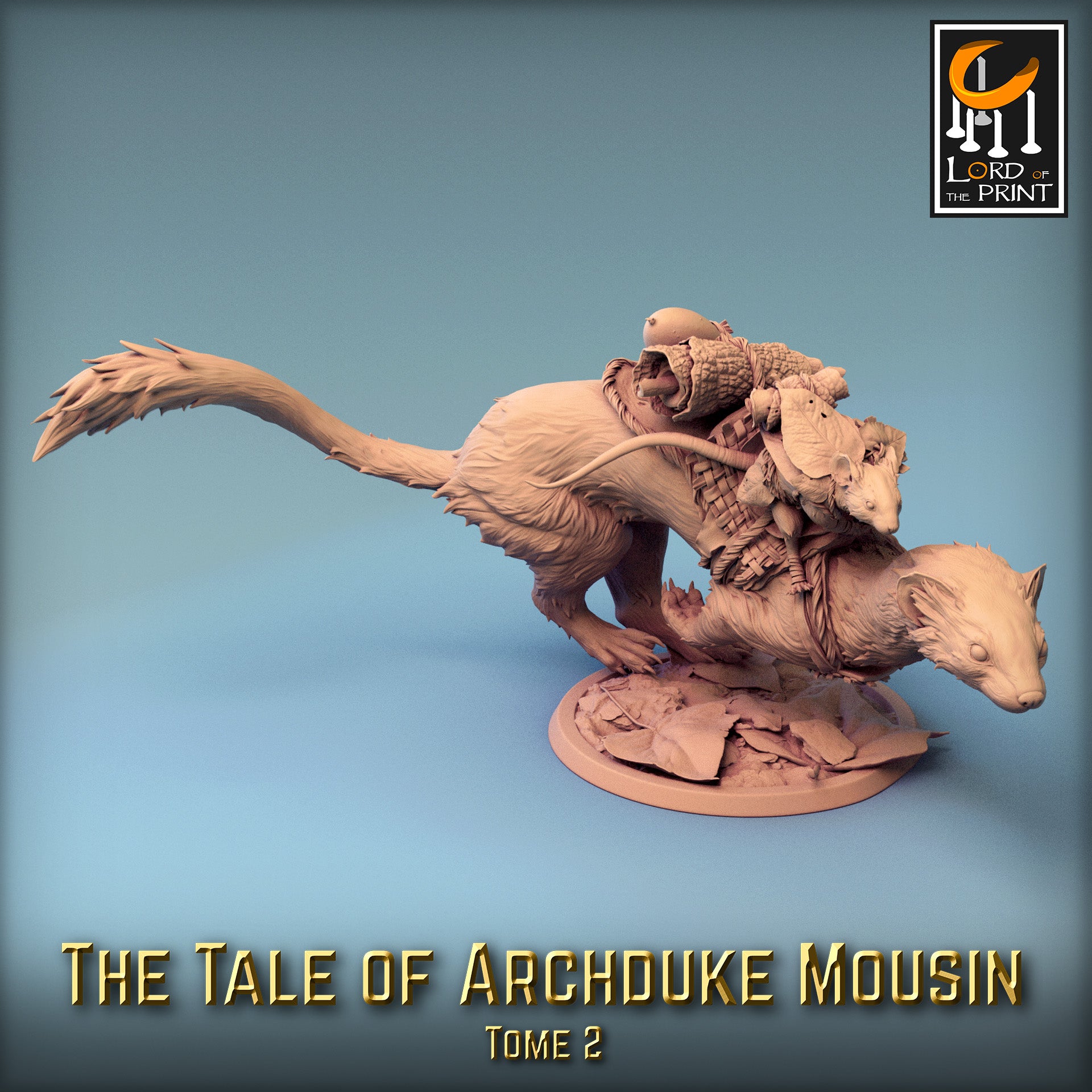 Moussin Weasel Sprint - Tales of Archduke Mousin II - Rescale Miniatures