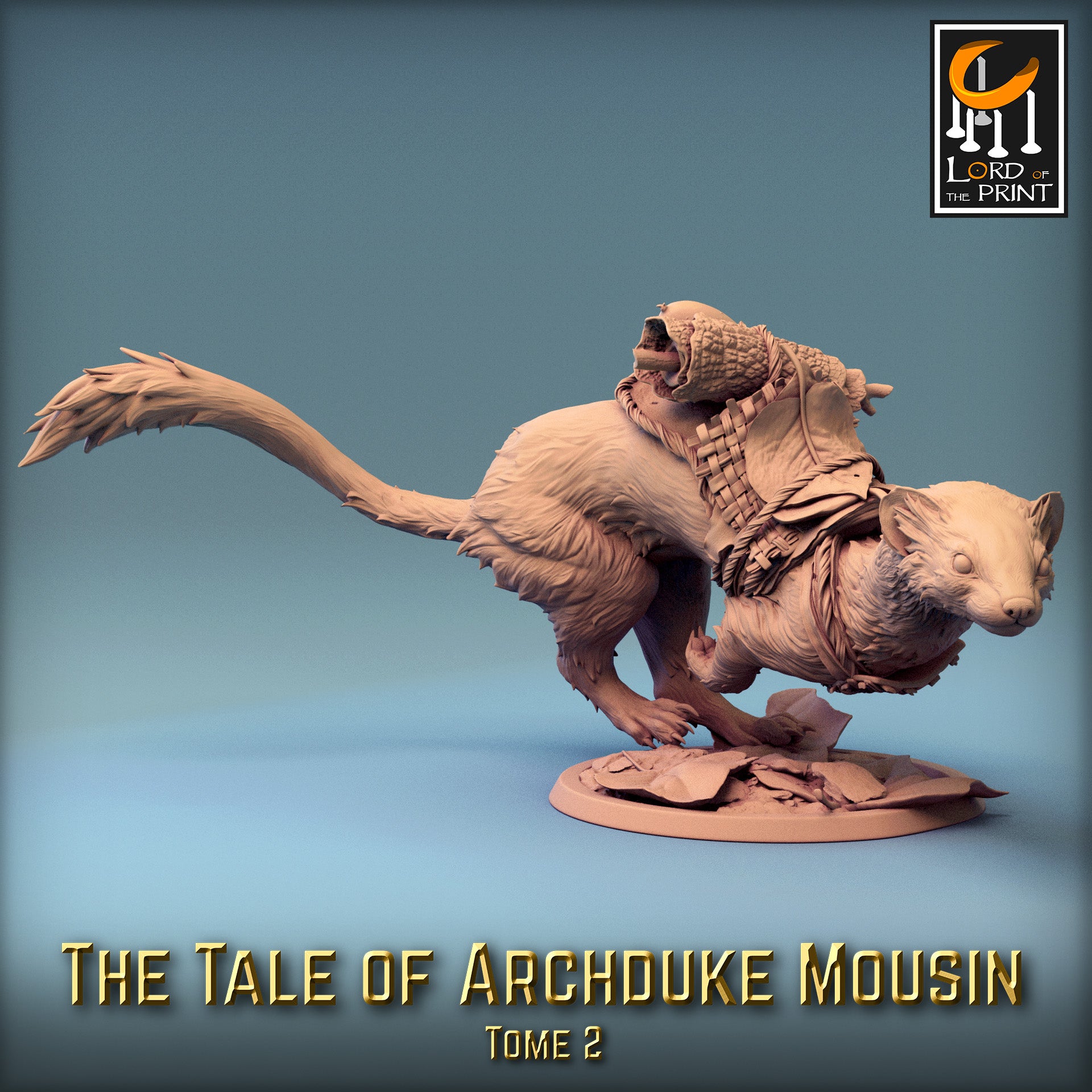 Moussin Weasel Sprint - Tales of Archduke Mousin II - Rescale Miniatures