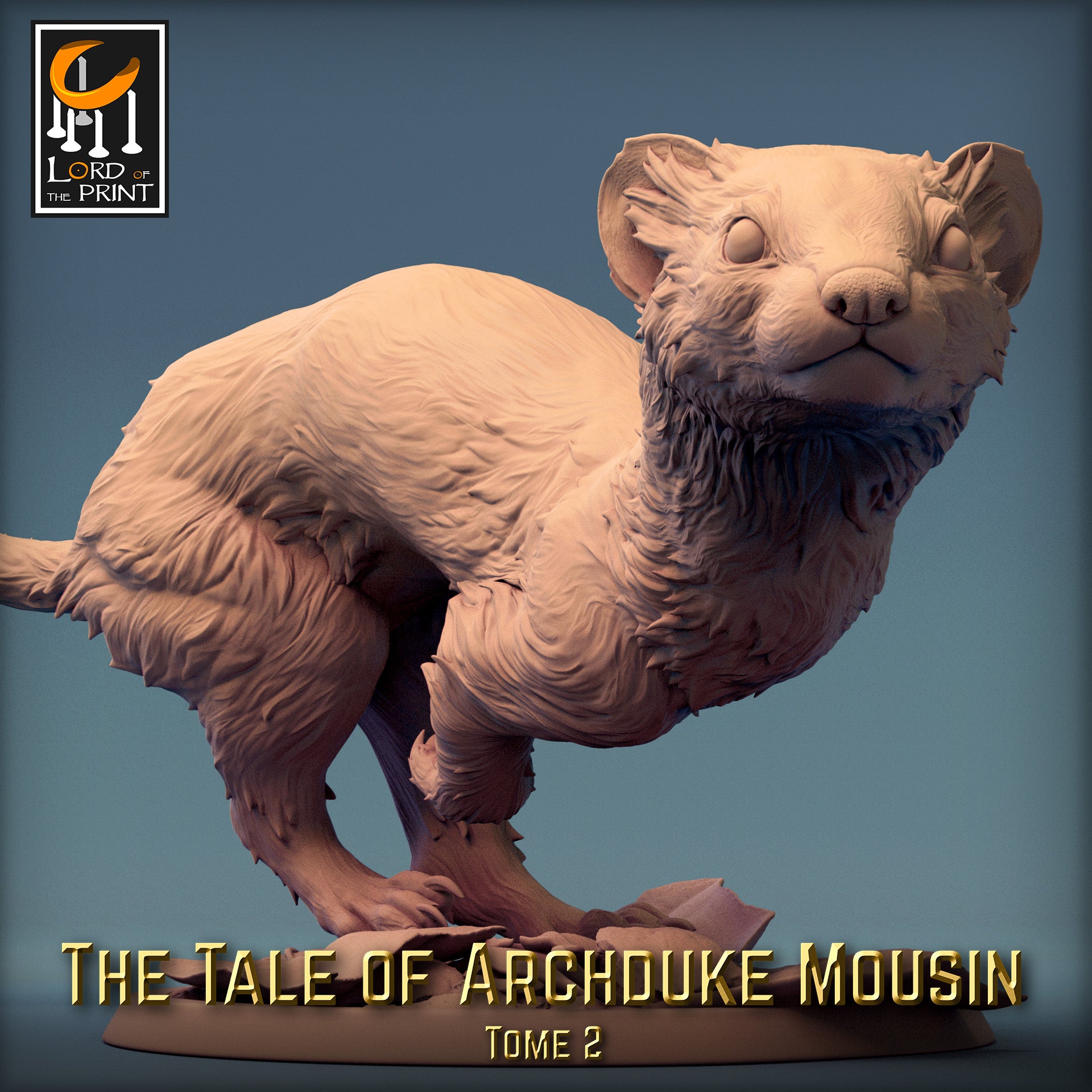 Moussin Weasel Sprint - Tales of Archduke Mousin II - Rescale Miniatures