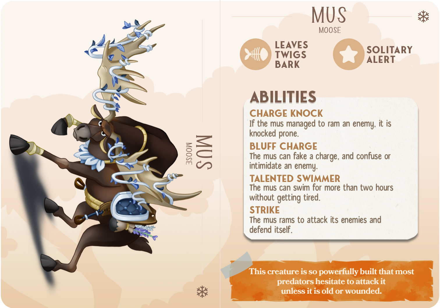 Moose - Polar - Mus - Animal Companions by Cornelia - Cast n Play