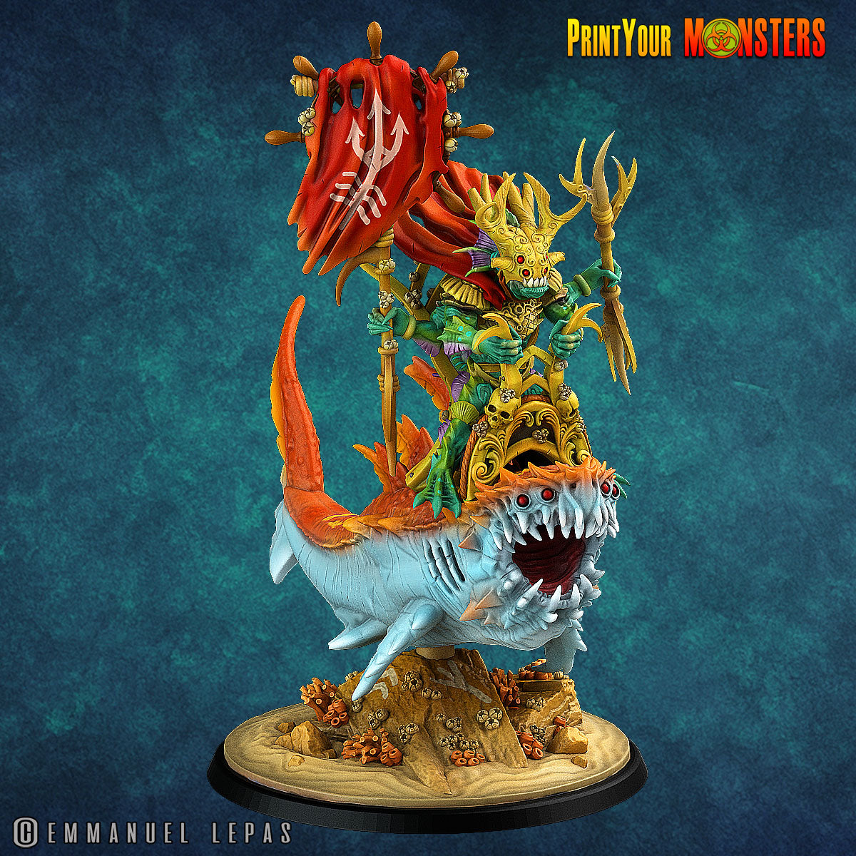 Searakin - aus der Reihe Fishman Pack von Print Your Monsters