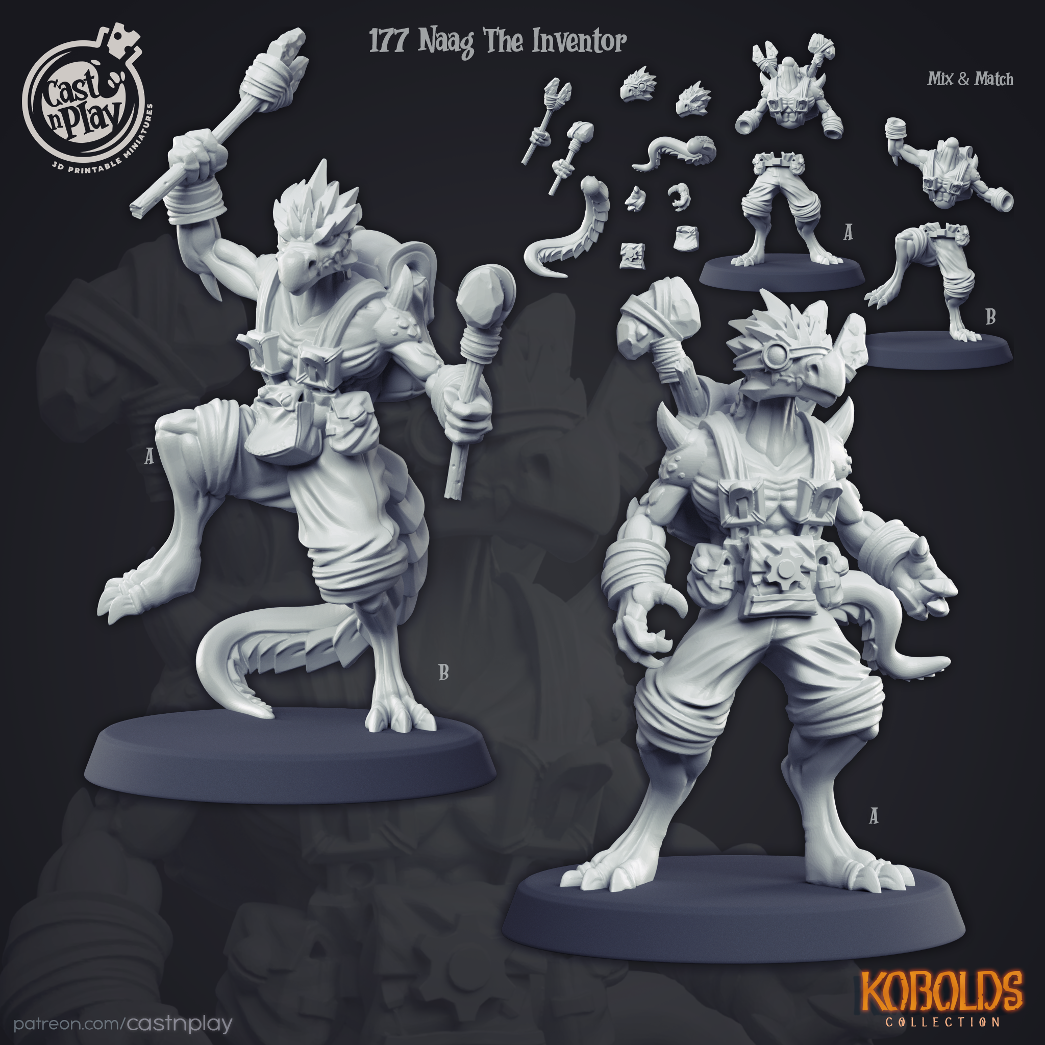 Naag l'inventeur - de la série Kobolds par Cast n Play