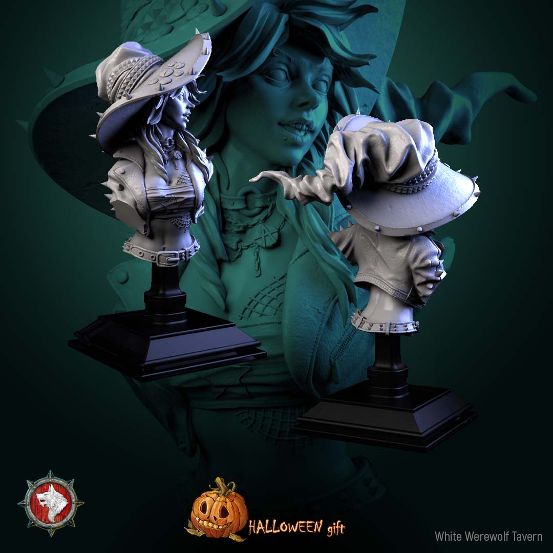 Nitsa Riot - Bust aus der Reihe Halloween Gift von White Werewolf Tavern