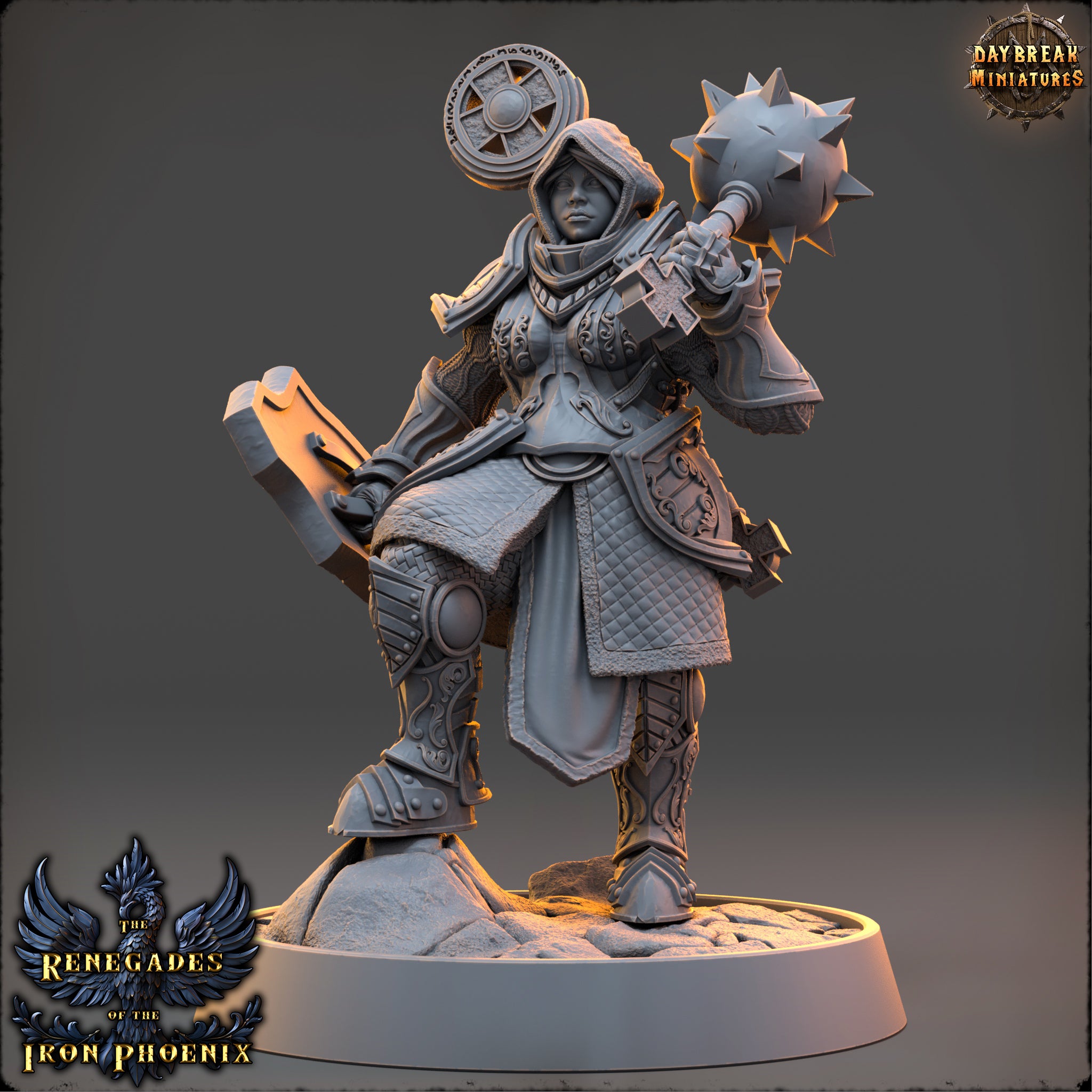 Paladin - aus der Reihe The Renegades of the Iron Phoenix von Daybreak Miniatures
