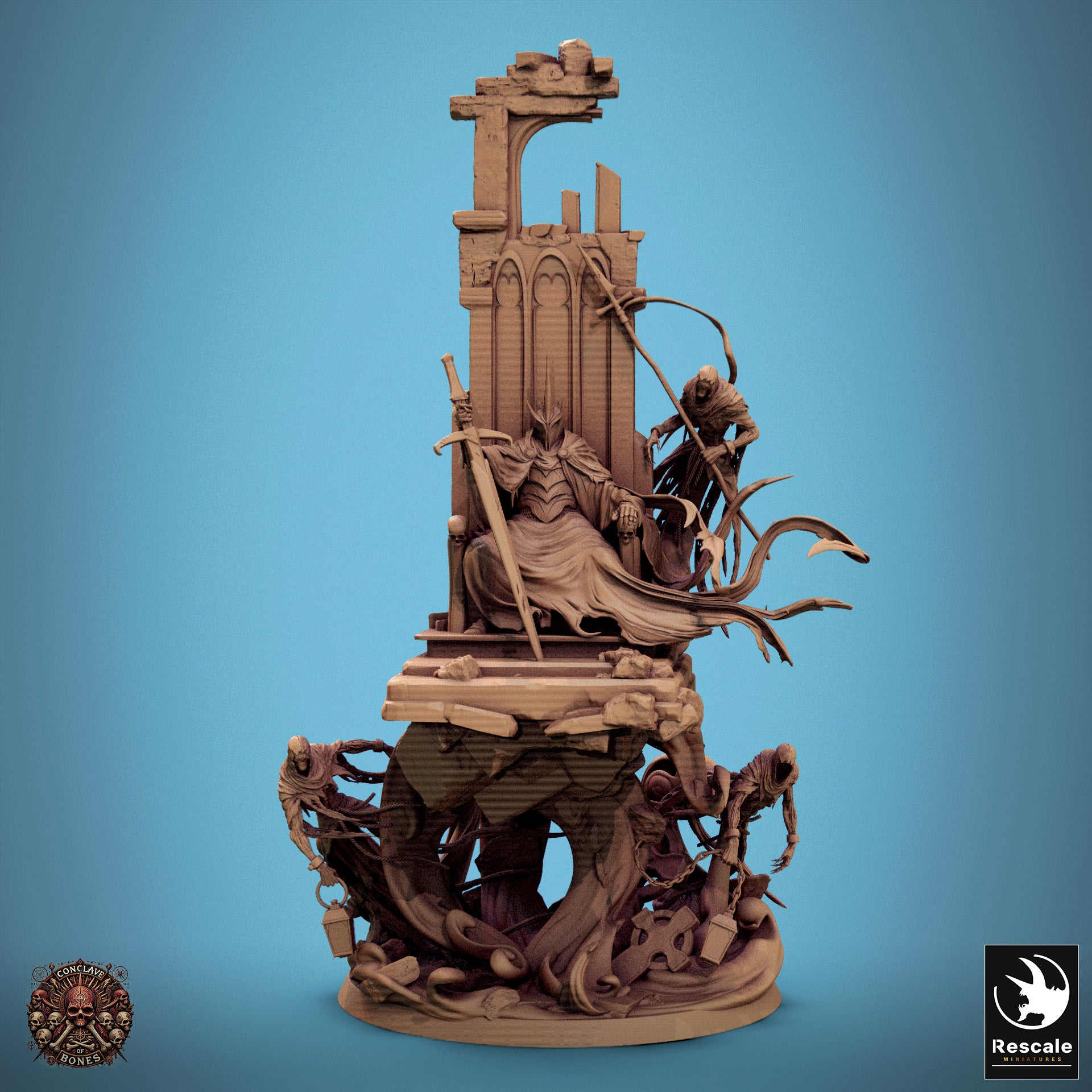 Ombral Sepulchral Lord - aus der Reihe Conclave of Bones von Rescale Miniatures