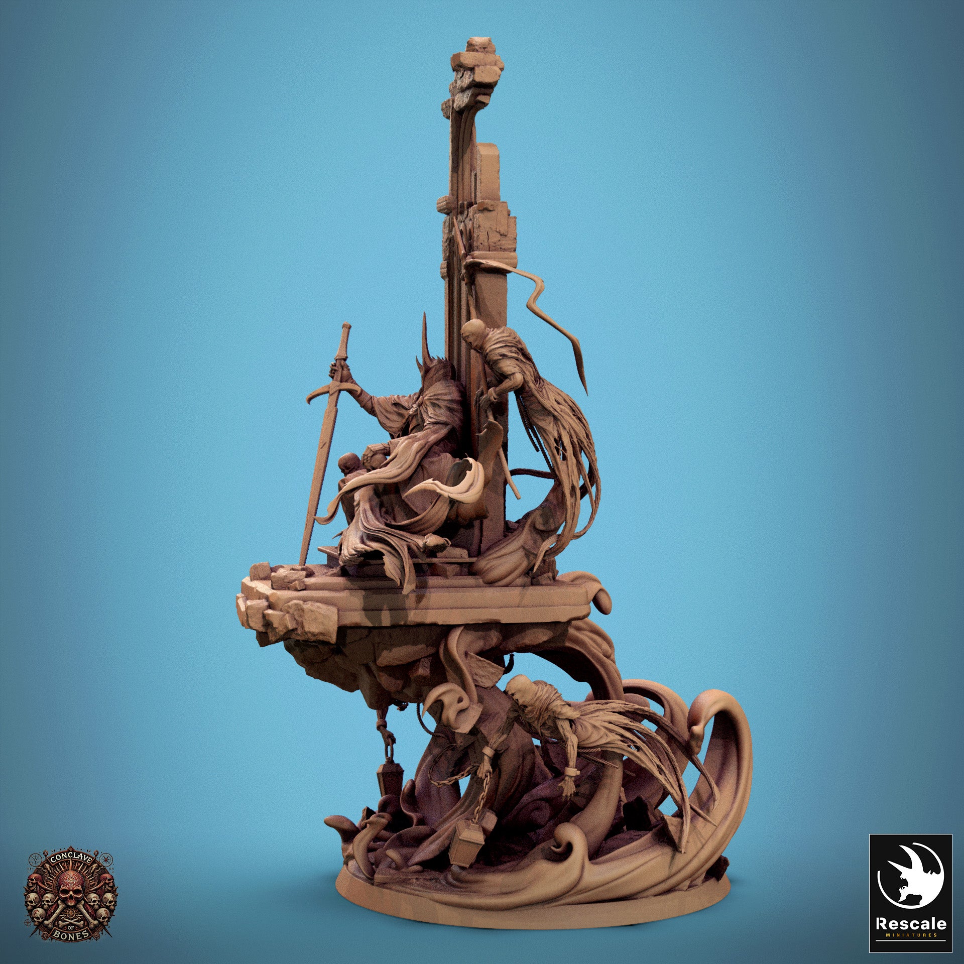 Ombral Sepulchral Lord - aus der Reihe Conclave of Bones von Rescale Miniatures