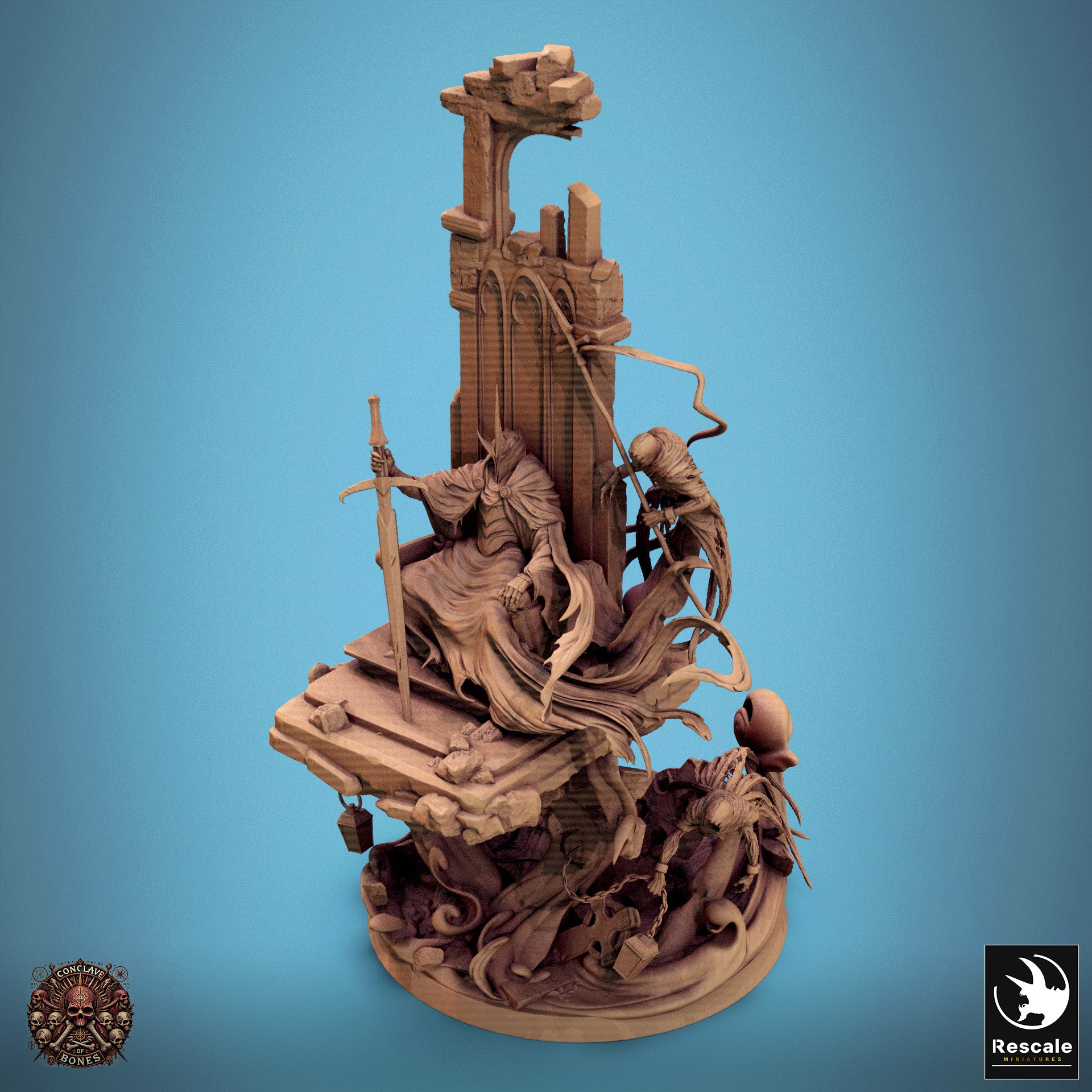 Ombral Sepulchral Lord - aus der Reihe Conclave of Bones von Rescale Miniatures