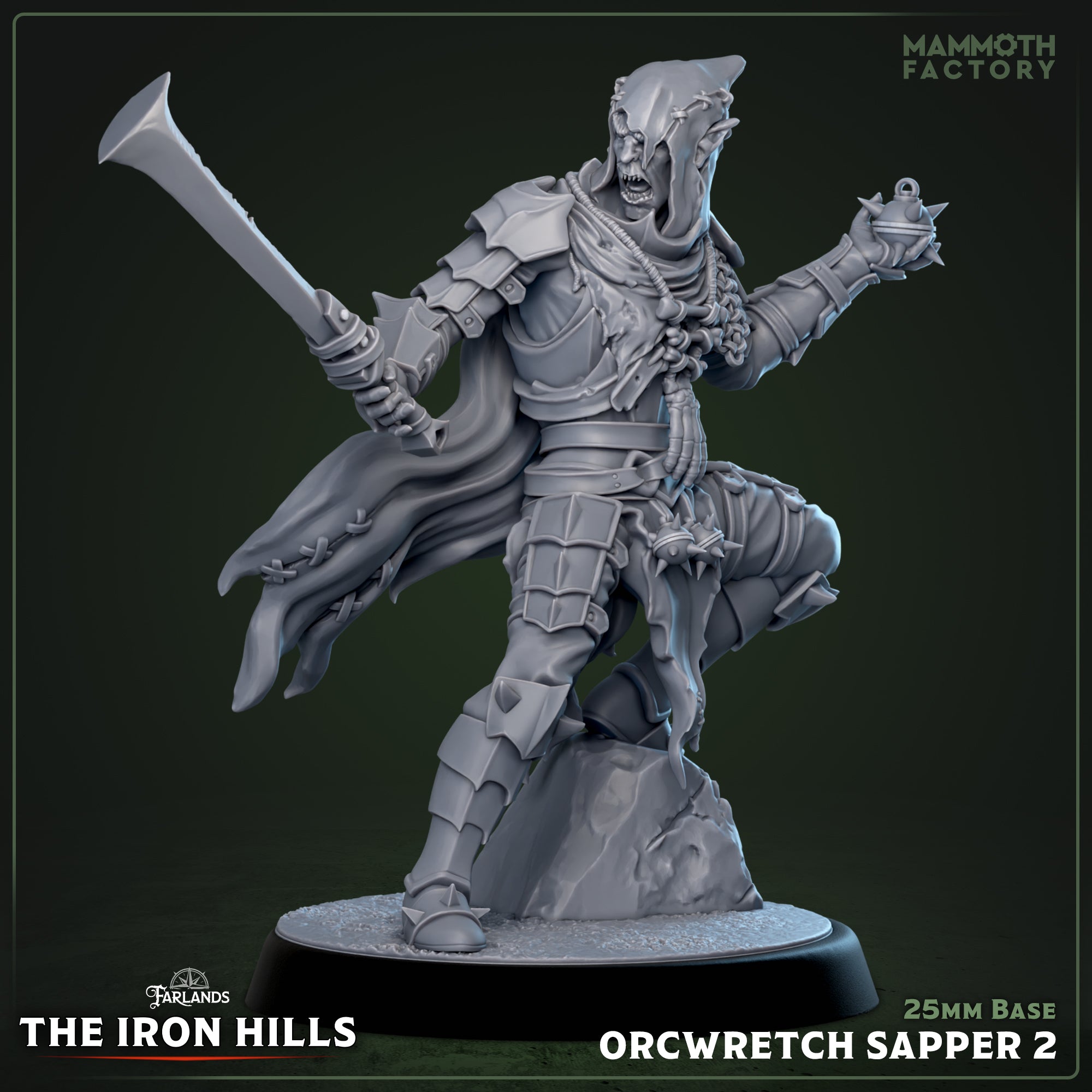 Orc Wretches Sappers - aus der Reihe The Iron Hills Collection von Mammoth Factory