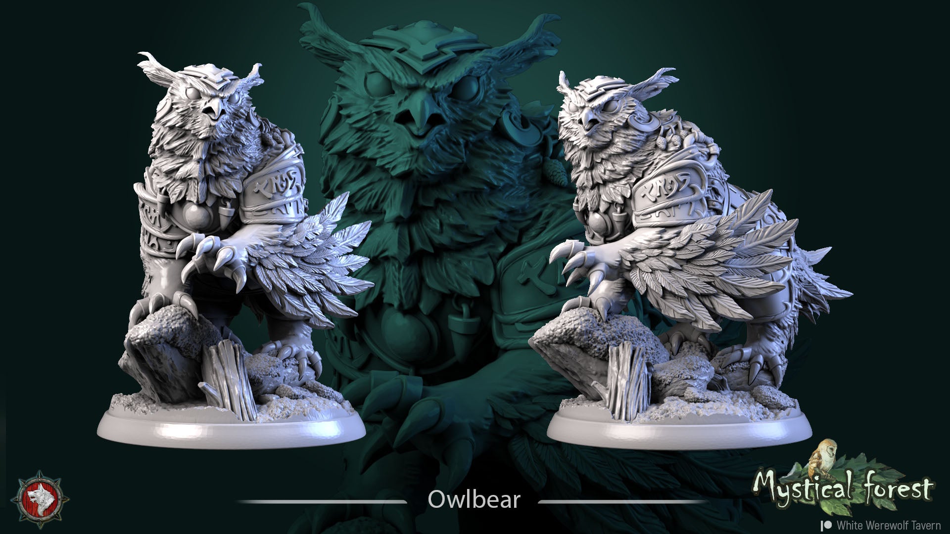 Owlbear - aus der Reihe Mystical Forest von White Werewolf Tavern