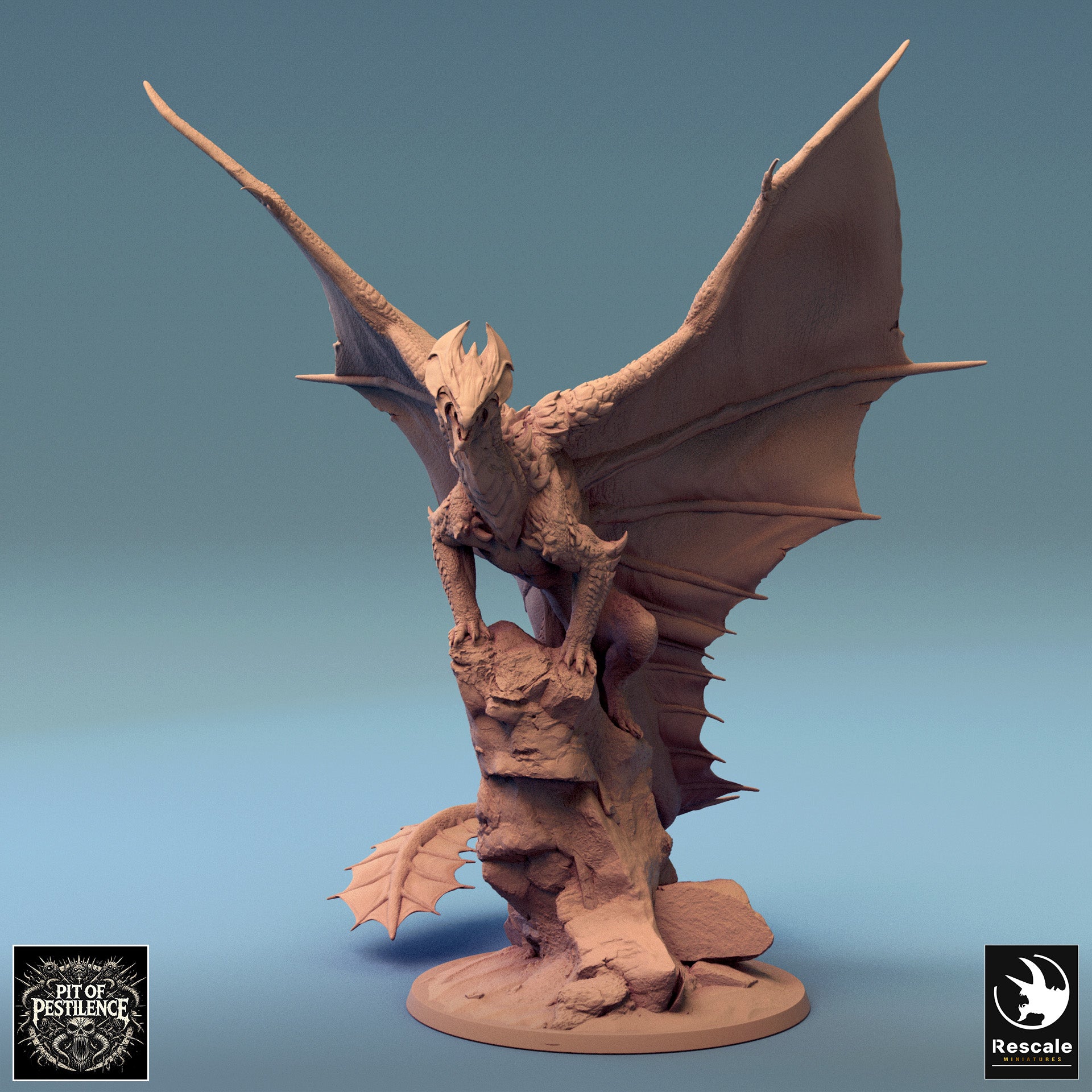 Brass Dragon - aus der Reihe Pit Of Pestilence von Rescale Miniatures