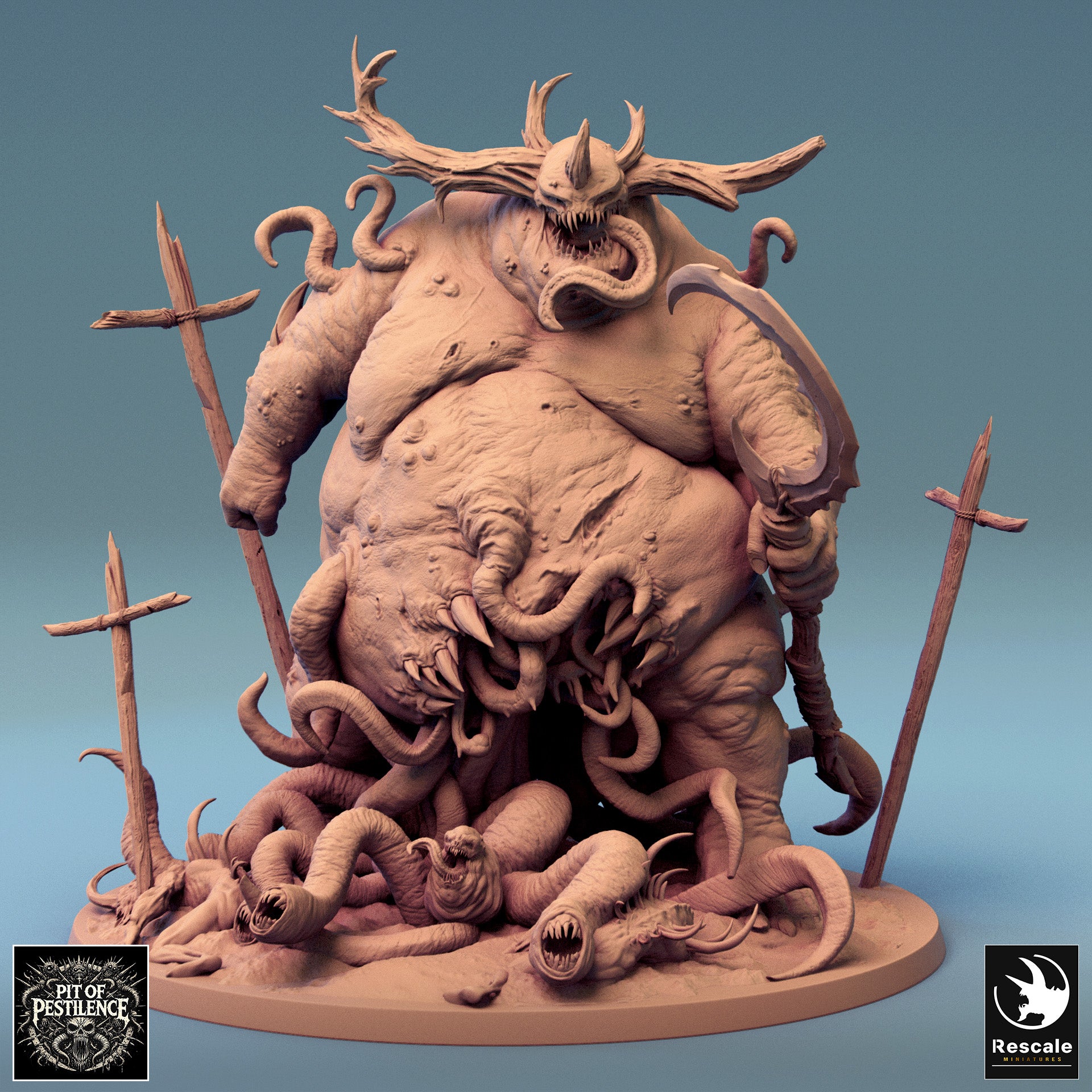 Purulent Demon - aus der Reihe Pit Of Pestilence von Rescale Miniatures