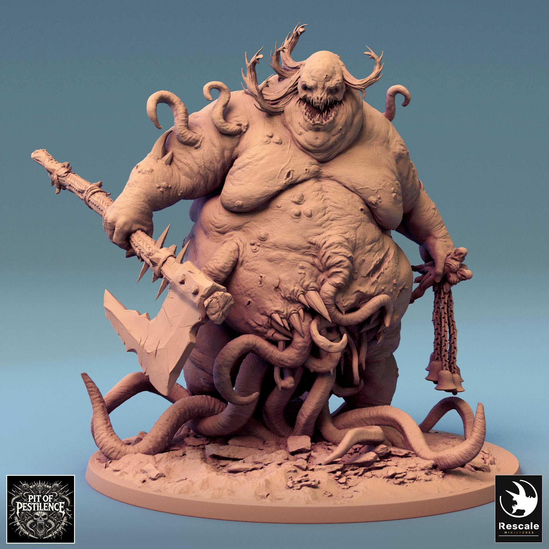 Purulent Demon - aus der Reihe Pit Of Pestilence von Rescale Miniatures