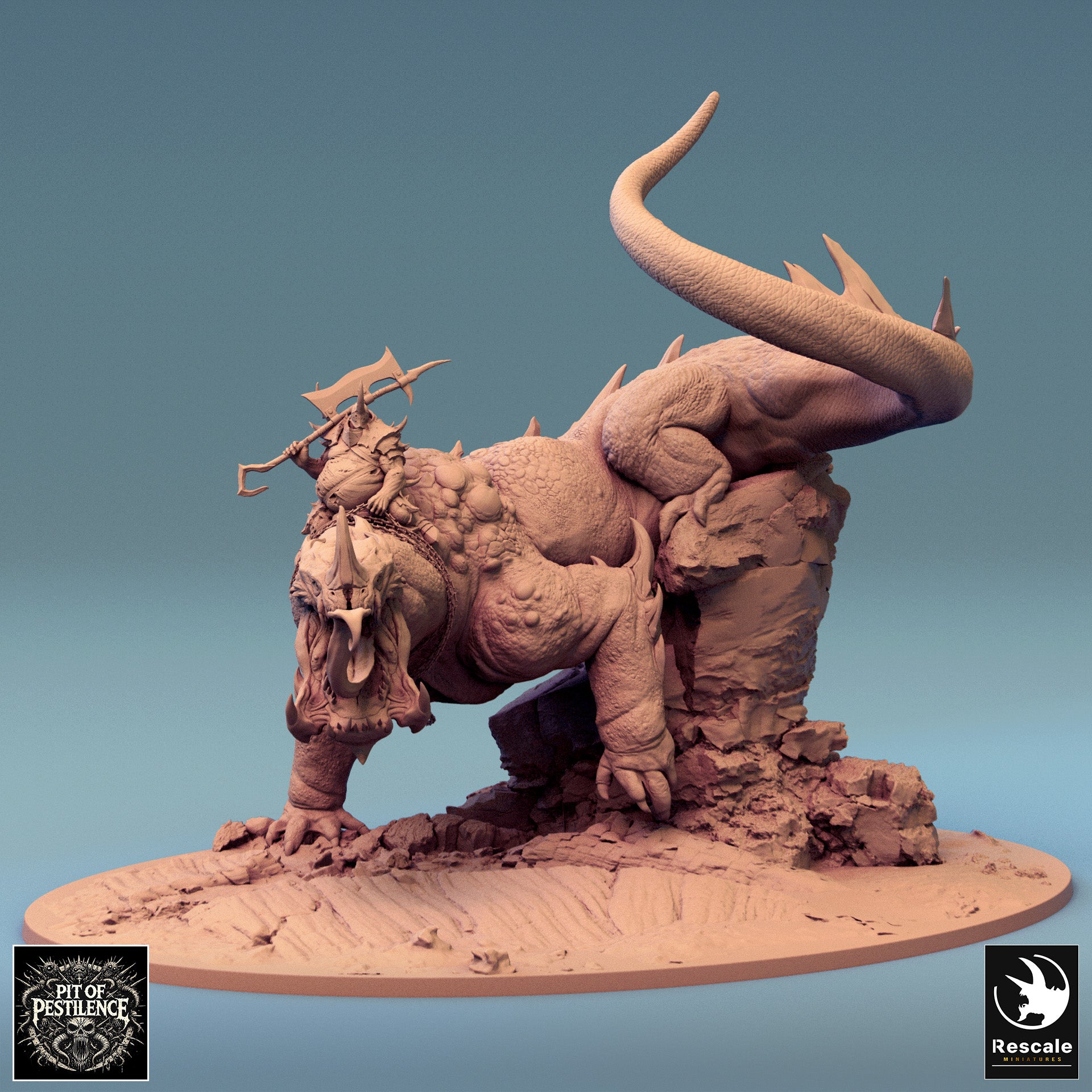 Sludgeborn Drake - aus der Reihe Pit Of Pestilence von Rescale Miniatures