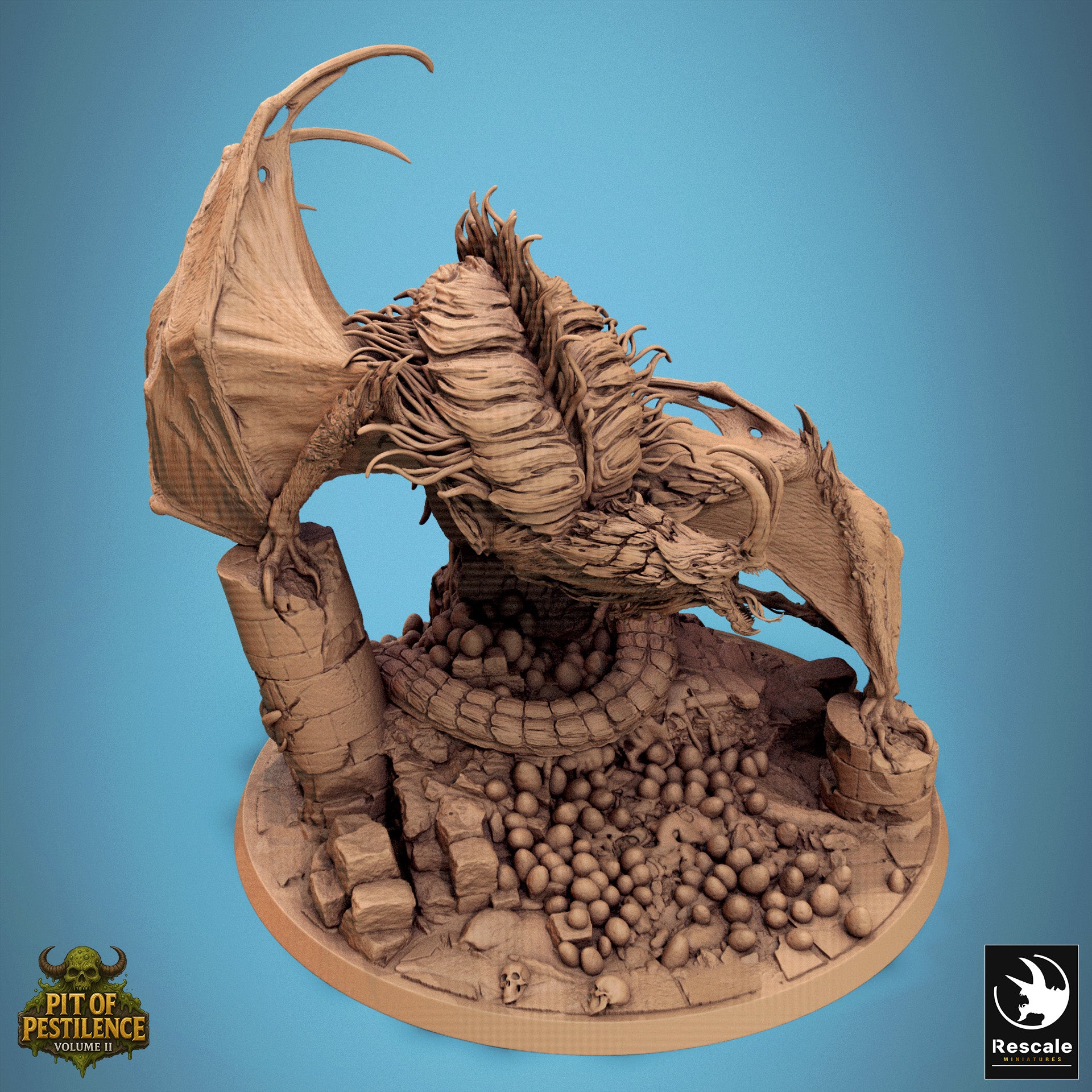 Pestilent Wyvern - aus der Reihe Pit Of Pestilence II von Rescale Miniatures