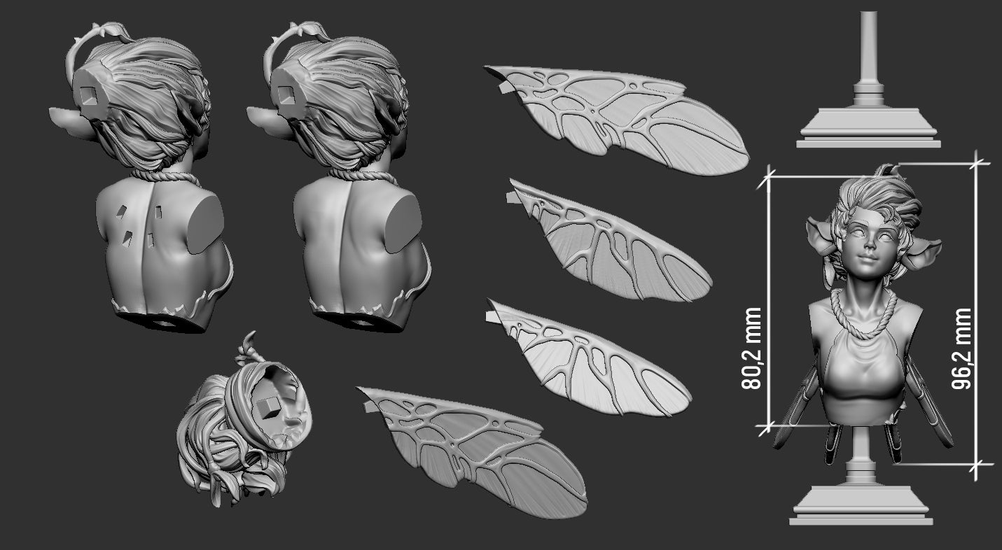 Pixie - Bust from White Werewolf Tavern