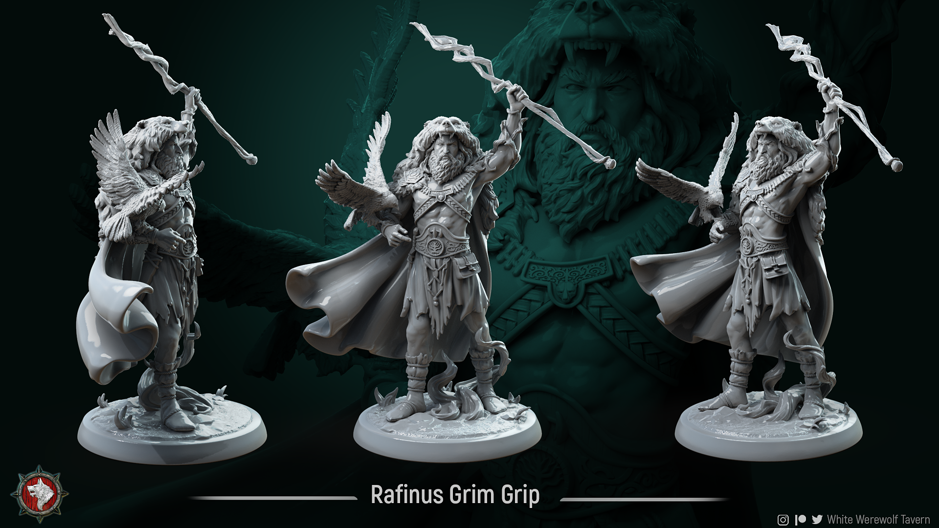 Rafinus Grim Grip - aus der Reihe Circle of Druids von White Werewolf Tavern