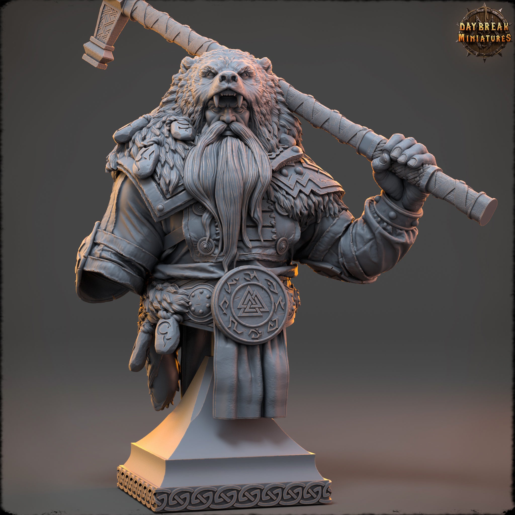 Ragnar Wolfslayer - Bust by Daybreak Miniatures
