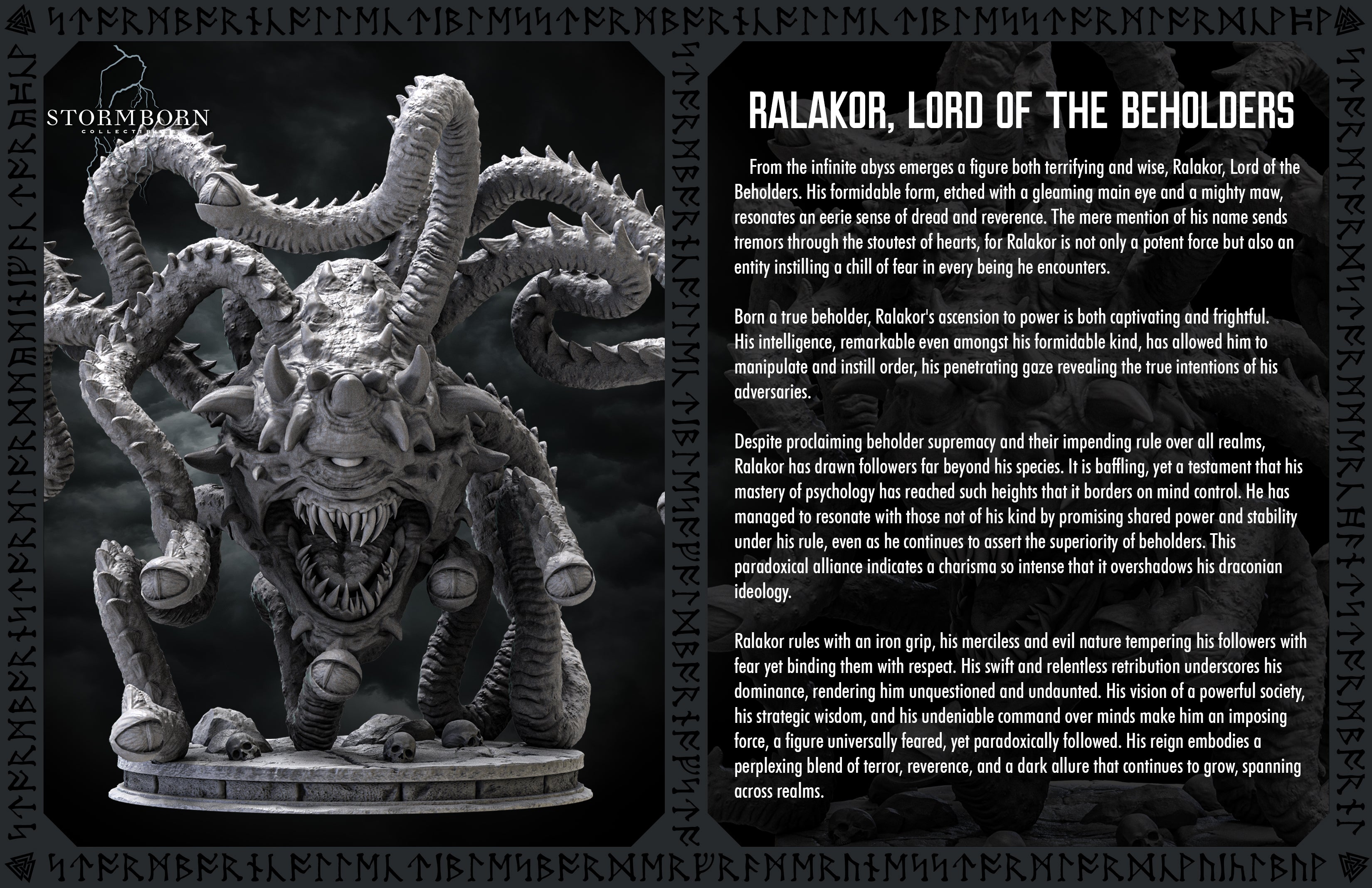 Beholder Ralakor Lord of the Beholders - von Stormborn Collectibles