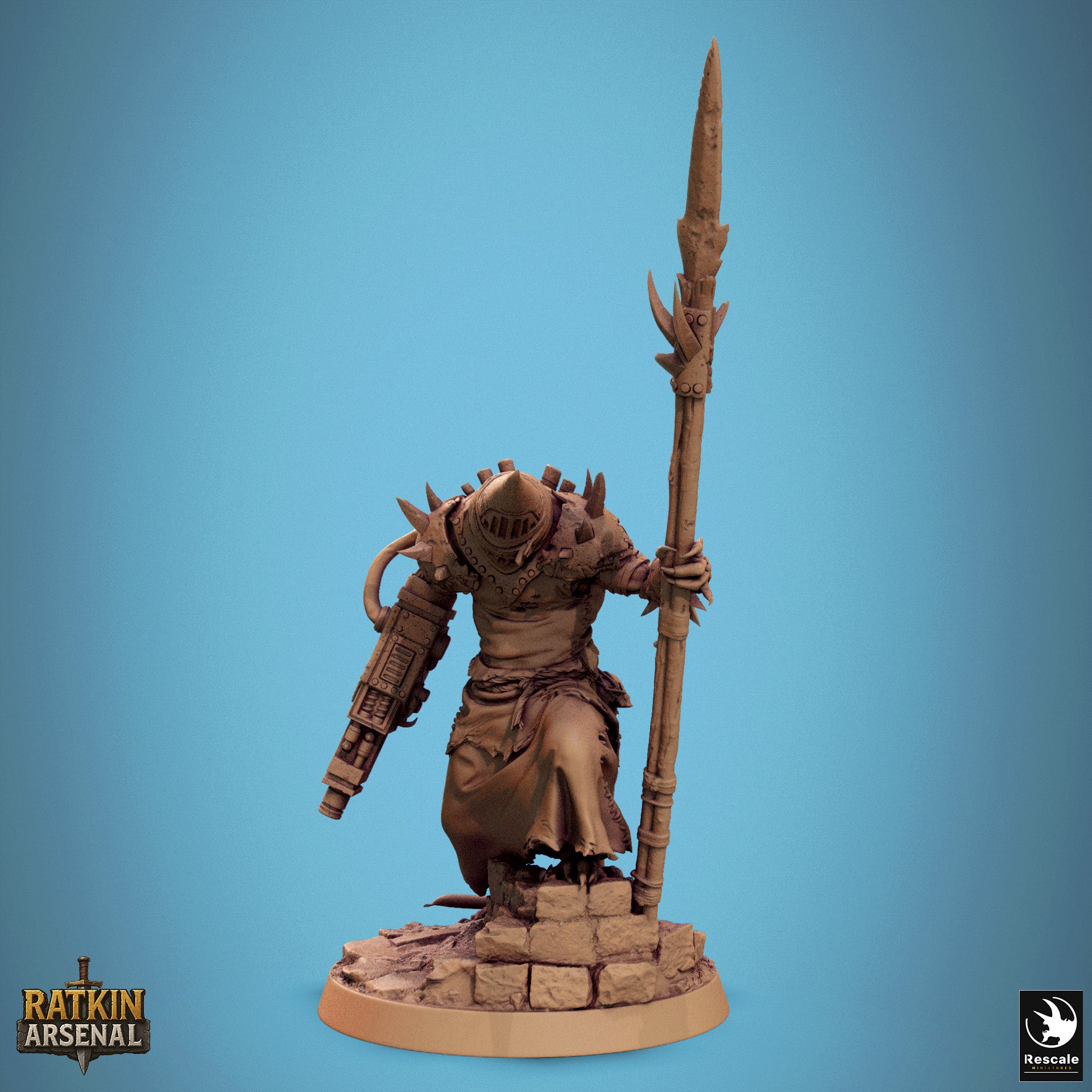 Ratfolk Mutilated Mask - aus der Reihe Ratkin Arsenal von Rescale Miniatures