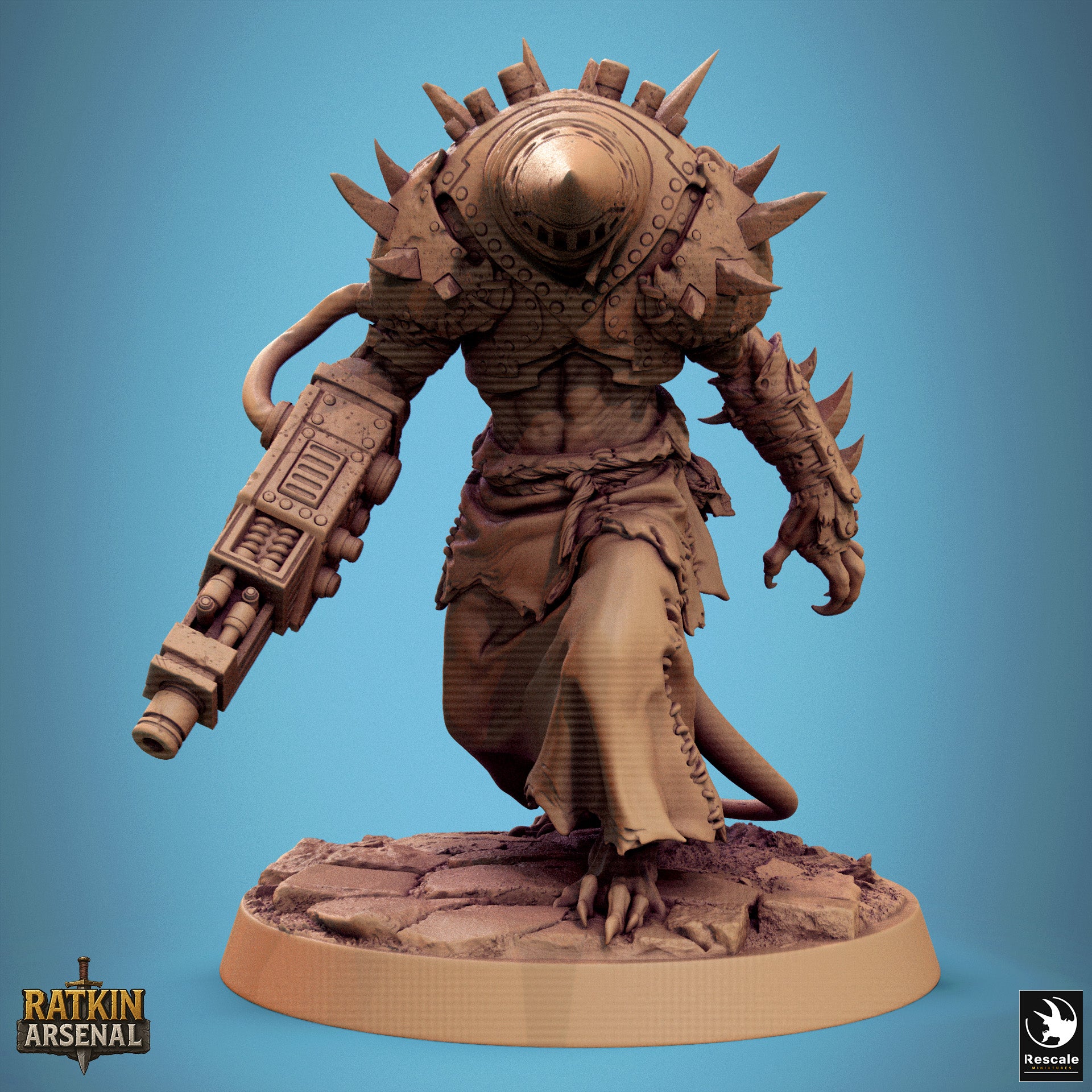 Ratfolk Mutilated Mask - aus der Reihe Ratkin Arsenal von Rescale Miniatures