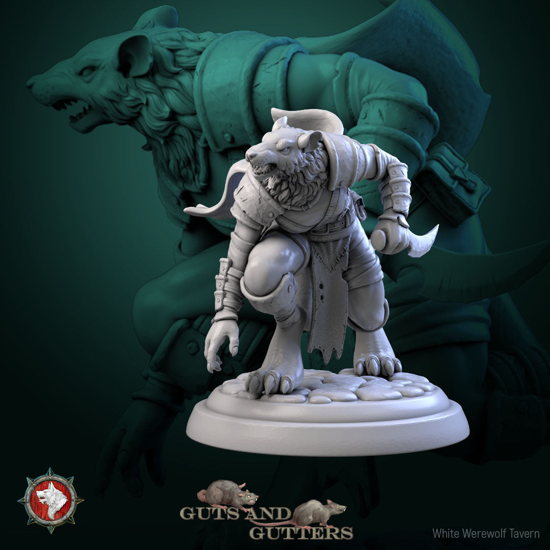 Rat Female Asassin - aus der Reihe Guts and Gutters von White Werewolf Tavern