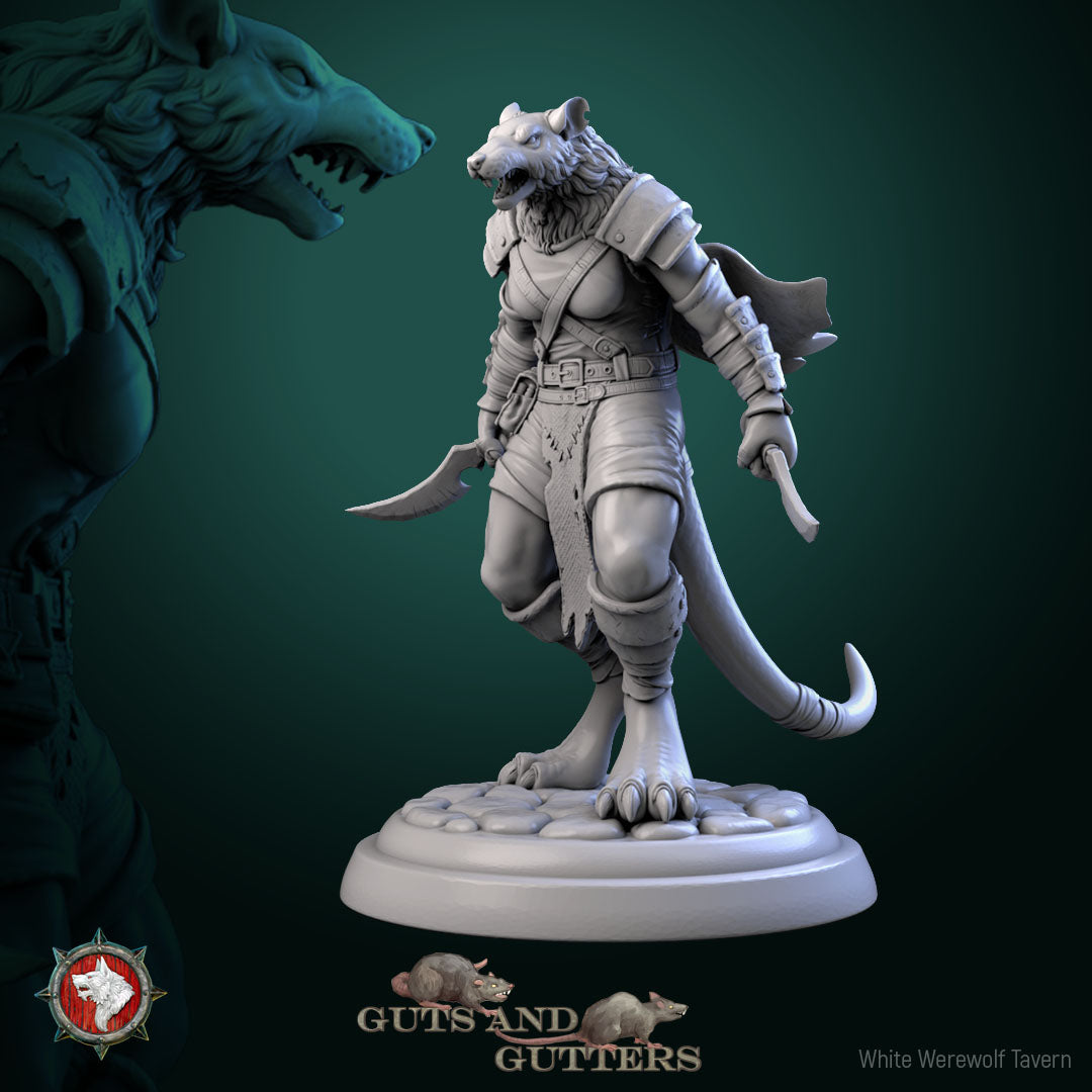 Rat Female Asassin - aus der Reihe Guts and Gutters von White Werewolf Tavern