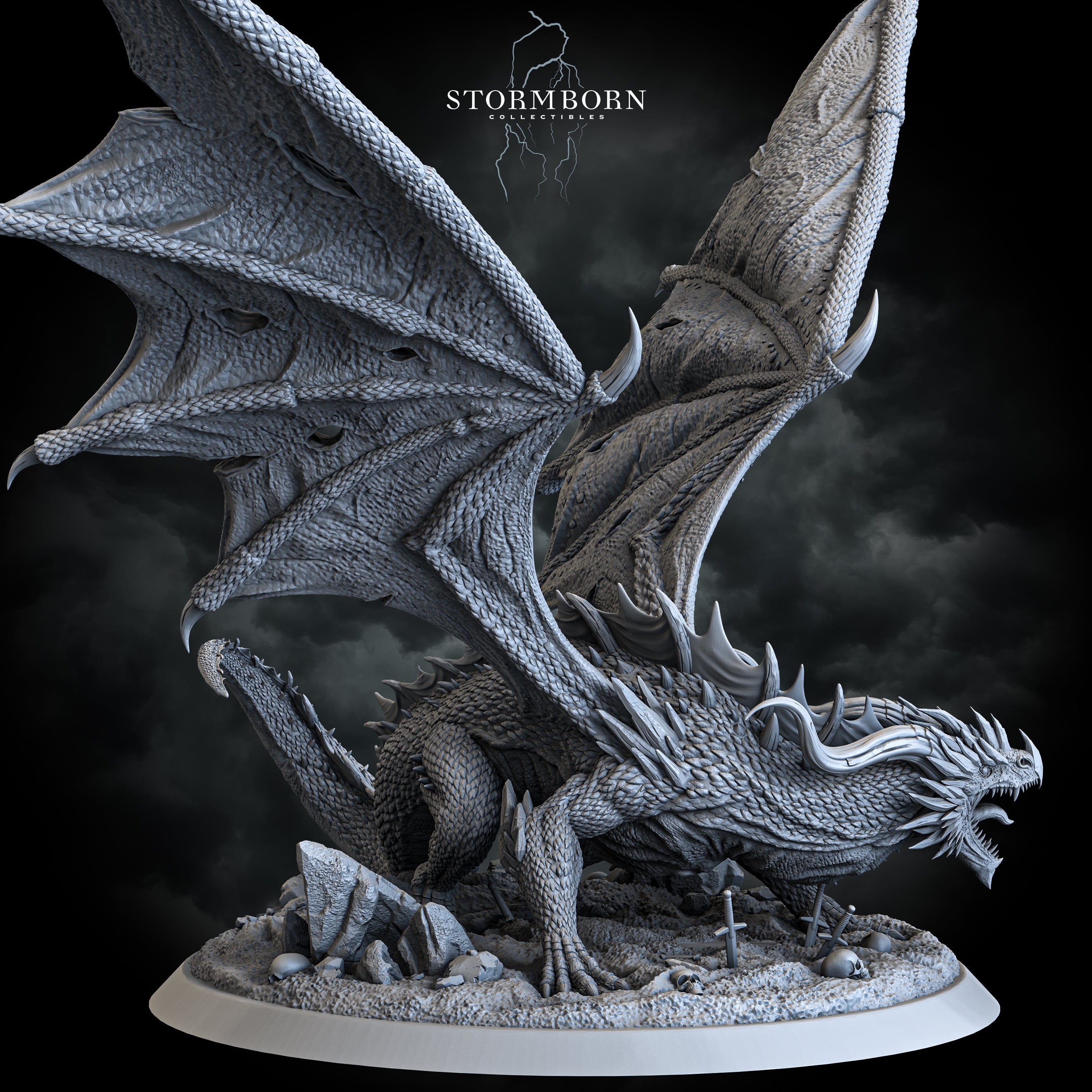 Ancient Red Dragon - Stormborn Collectibles