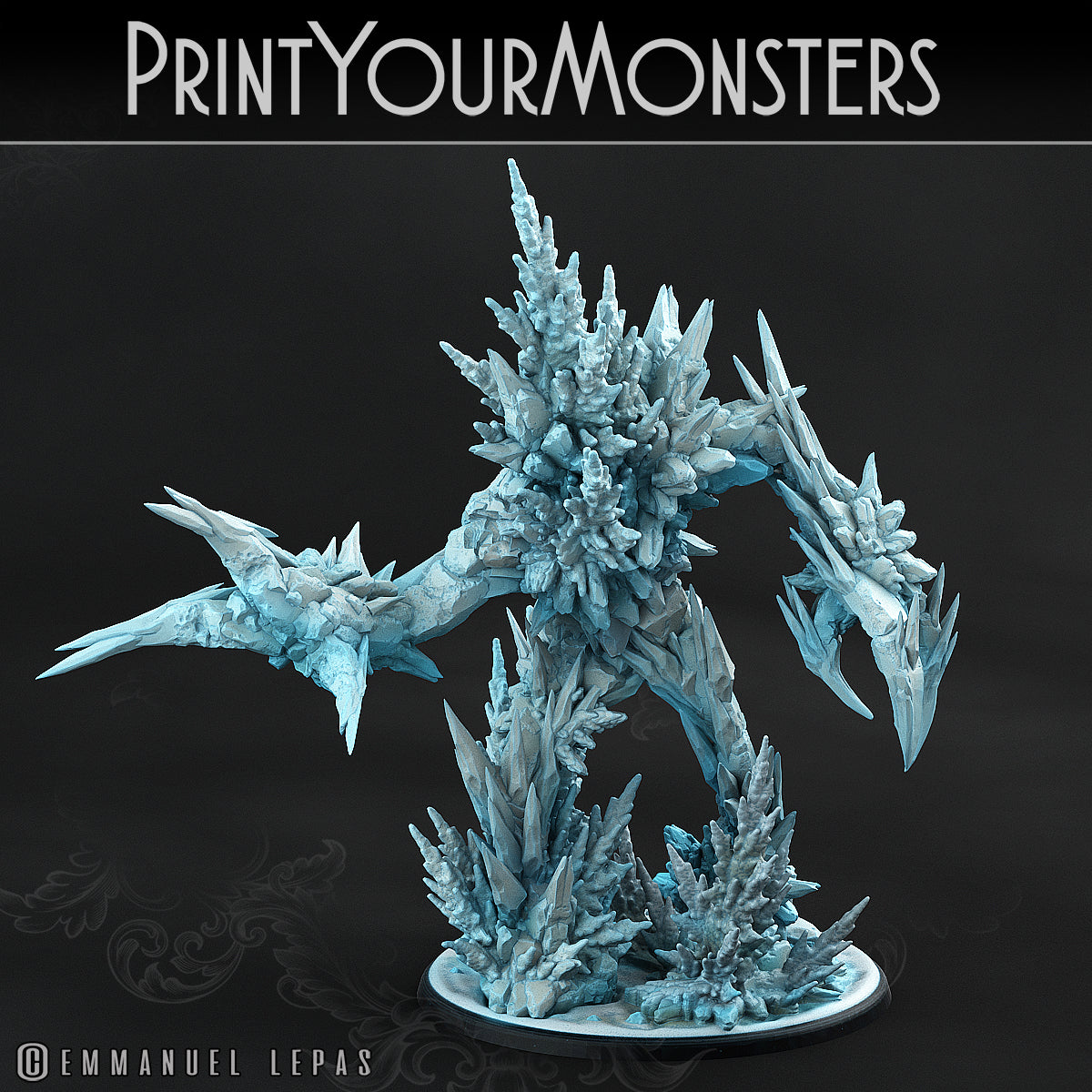Rimethorn Golems - aus der Reihe Frost Pack von Print Your Monsters