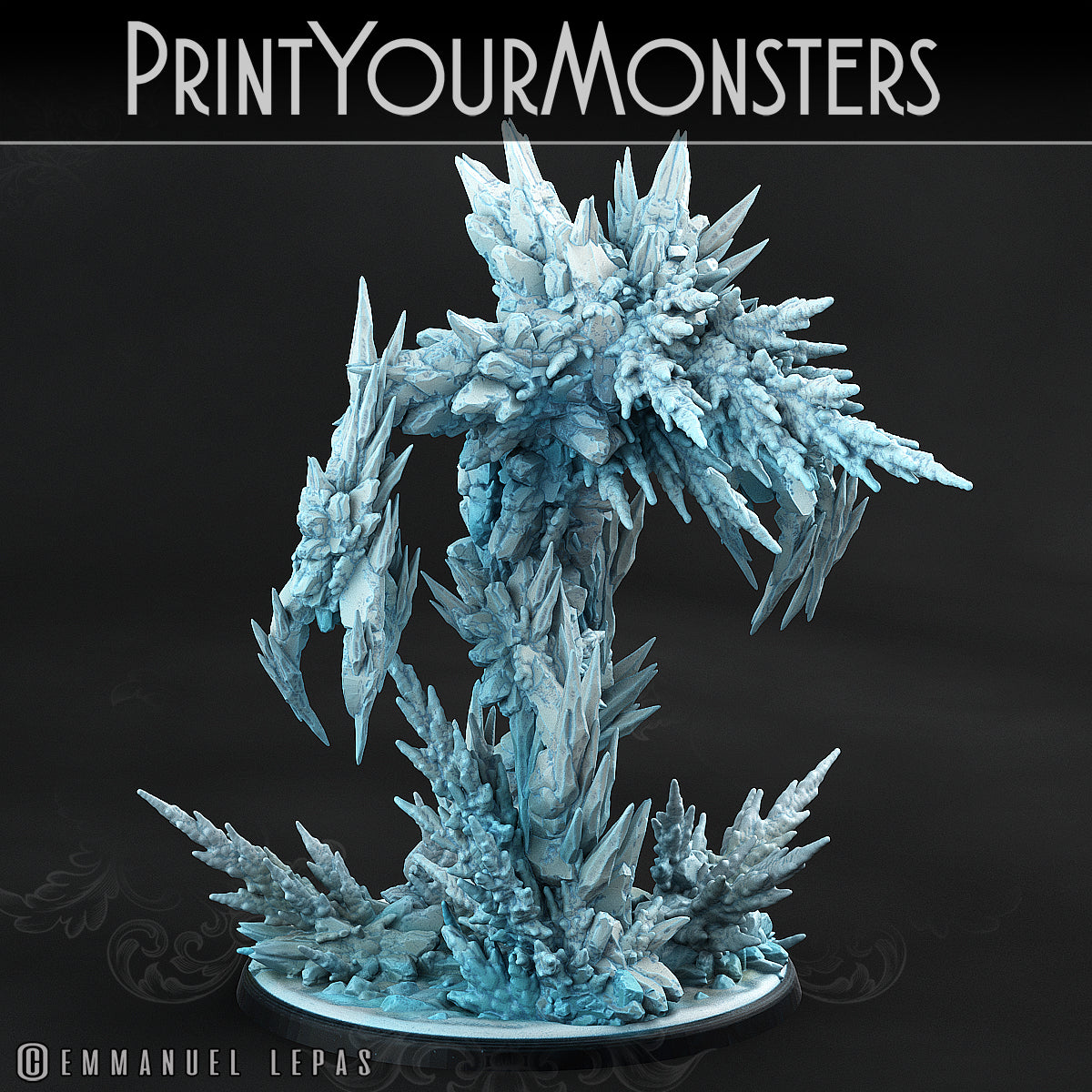 Rimethorn Golems - aus der Reihe Frost Pack von Print Your Monsters