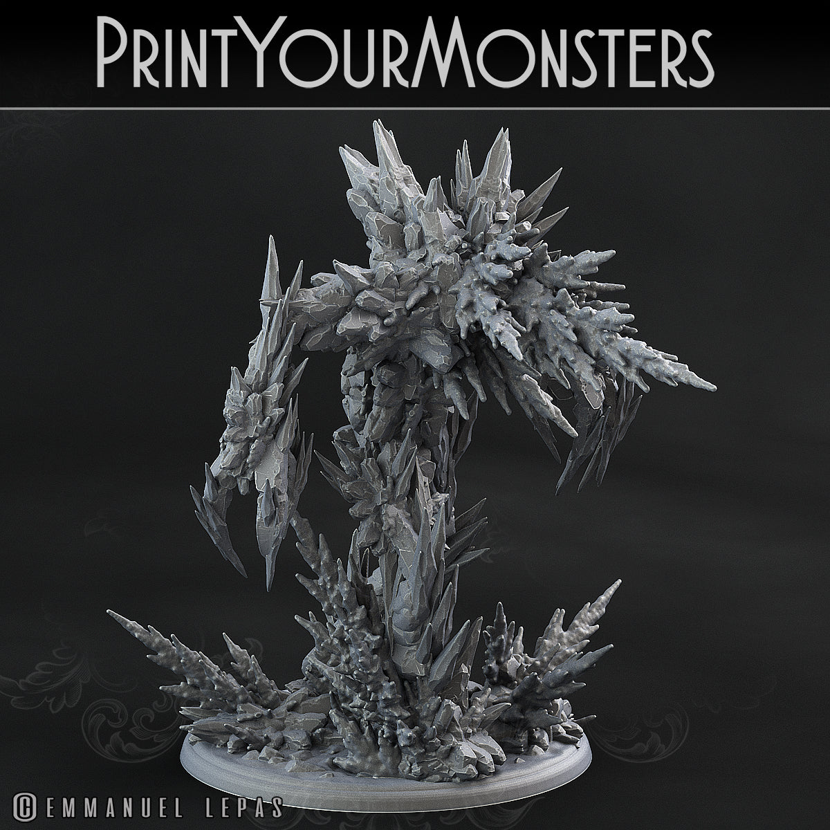 Rimethorn Golems - aus der Reihe Frost Pack von Print Your Monsters