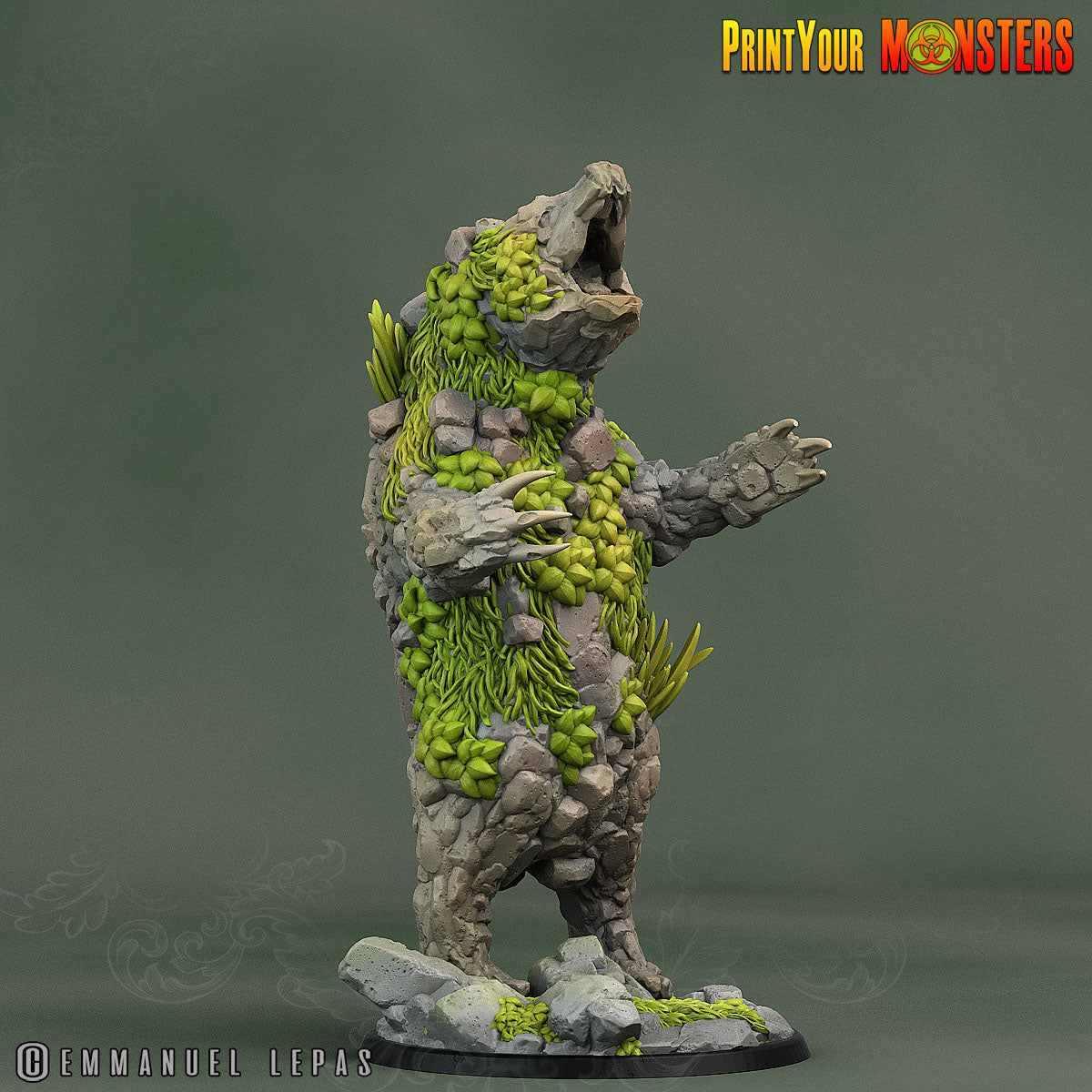 Rock Bears - Monsters Pack - Print Your Monsters