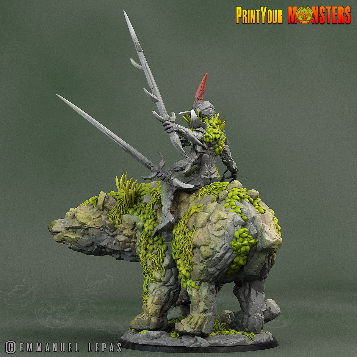 Rock Bears - Monsters Pack - Print Your Monsters