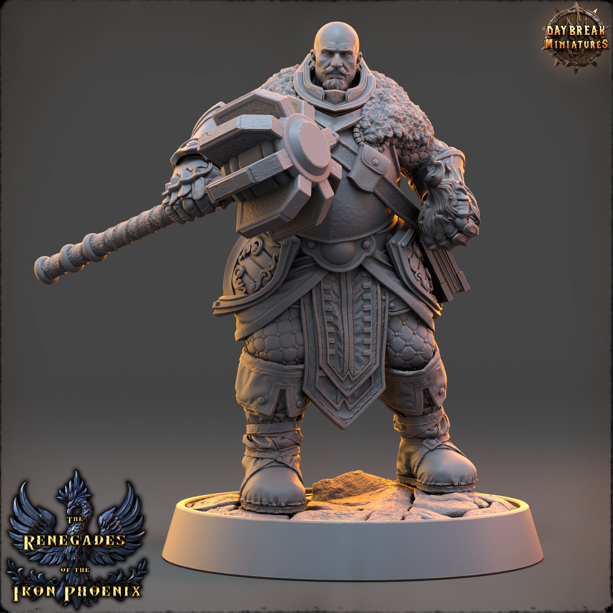Paladin - aus der Reihe The Renegades of the Iron Phoenix von Daybreak Miniatures