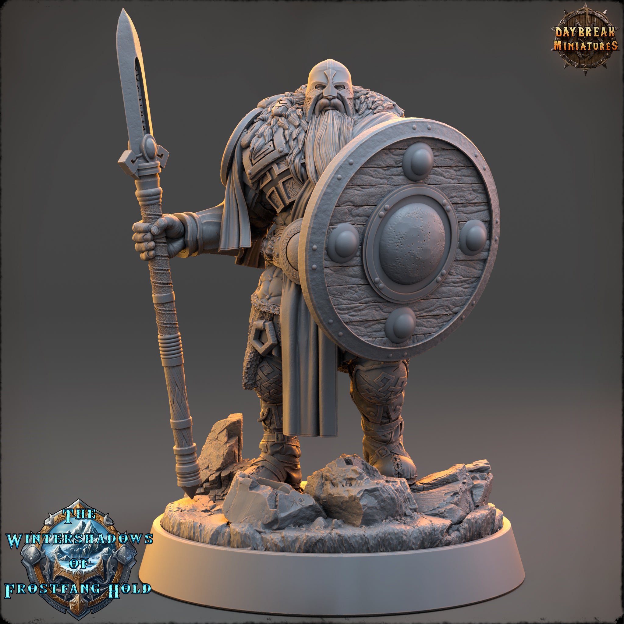 Barbaren Wikinger - aus der Reihe The Wintershadows of Frostfang Hold von Daybreak Miniatures