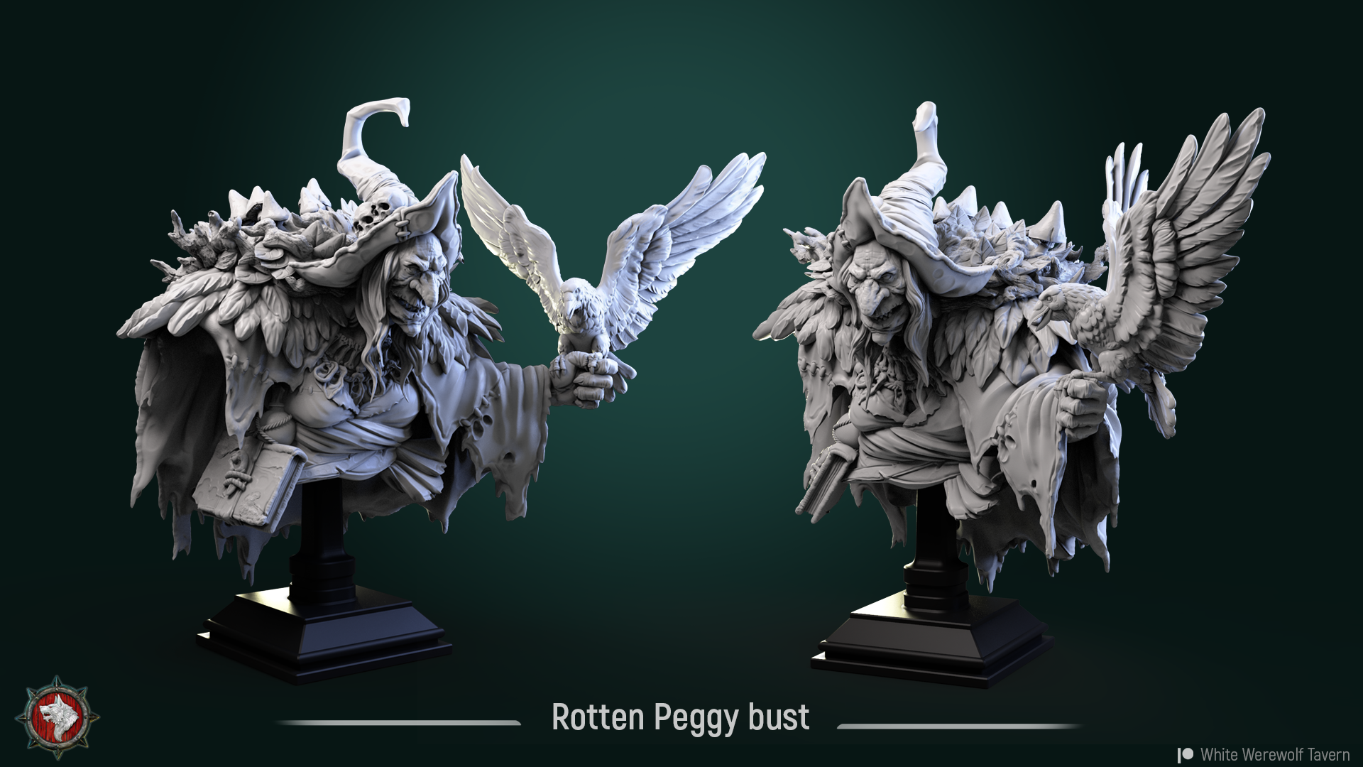 Peggy - Bust aus der Reihe The Unholy Trinity von White Werewolf Tavern