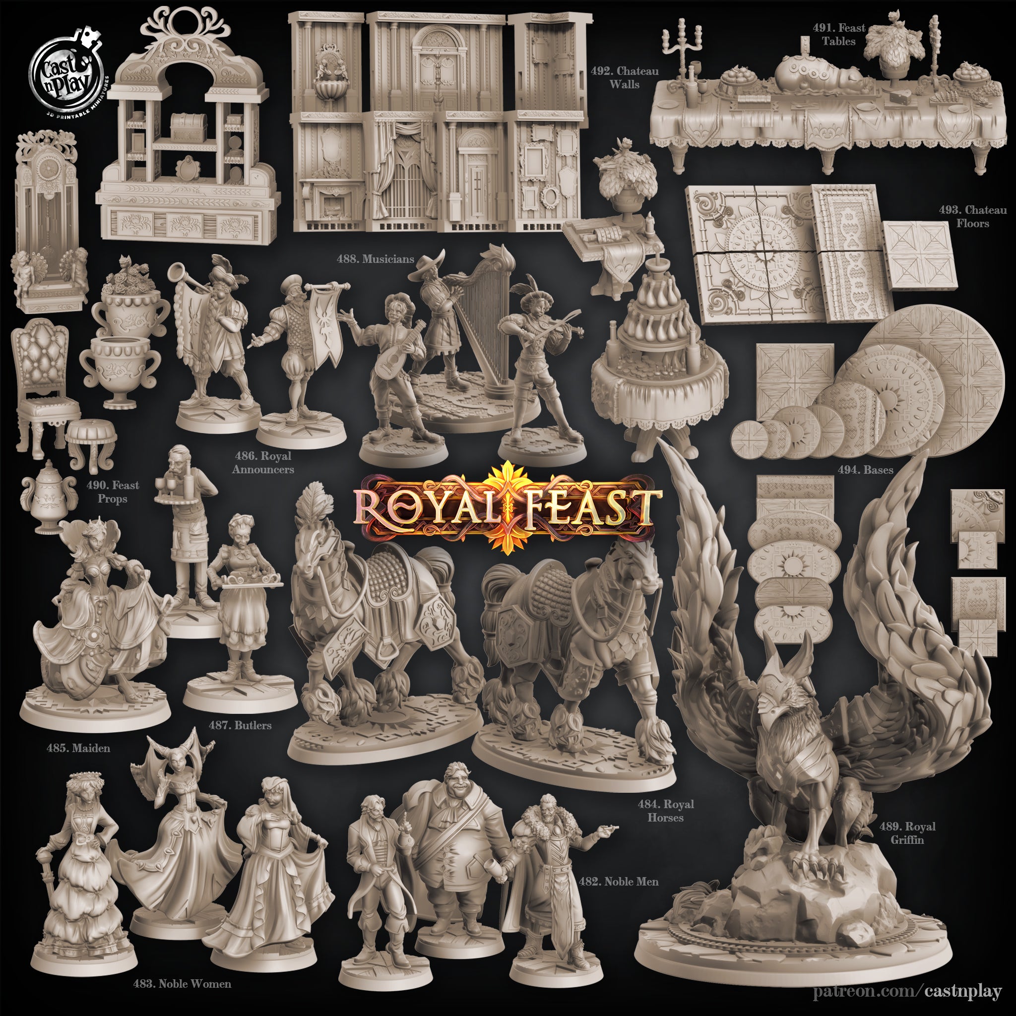 Royal Maiden - Royal Feast - Cast n Play