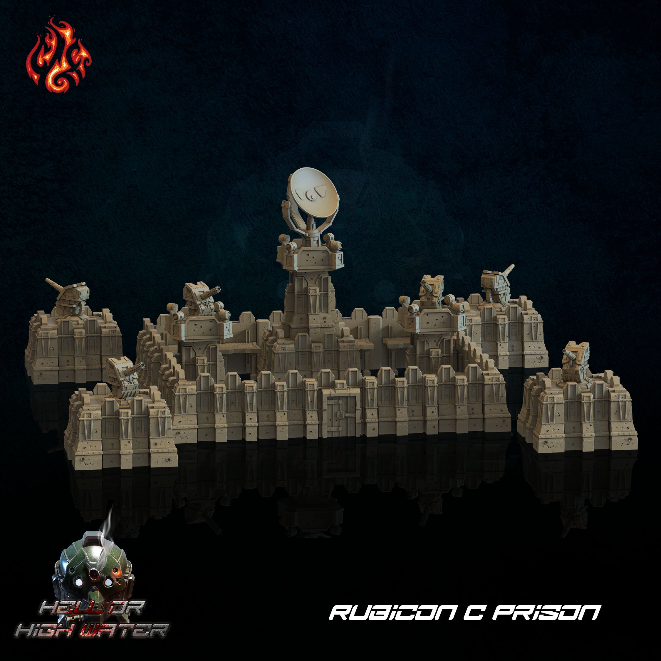 Rubicon C Prison Scenery - aus der Reihe Hell or High Water von Crippled God Foundry