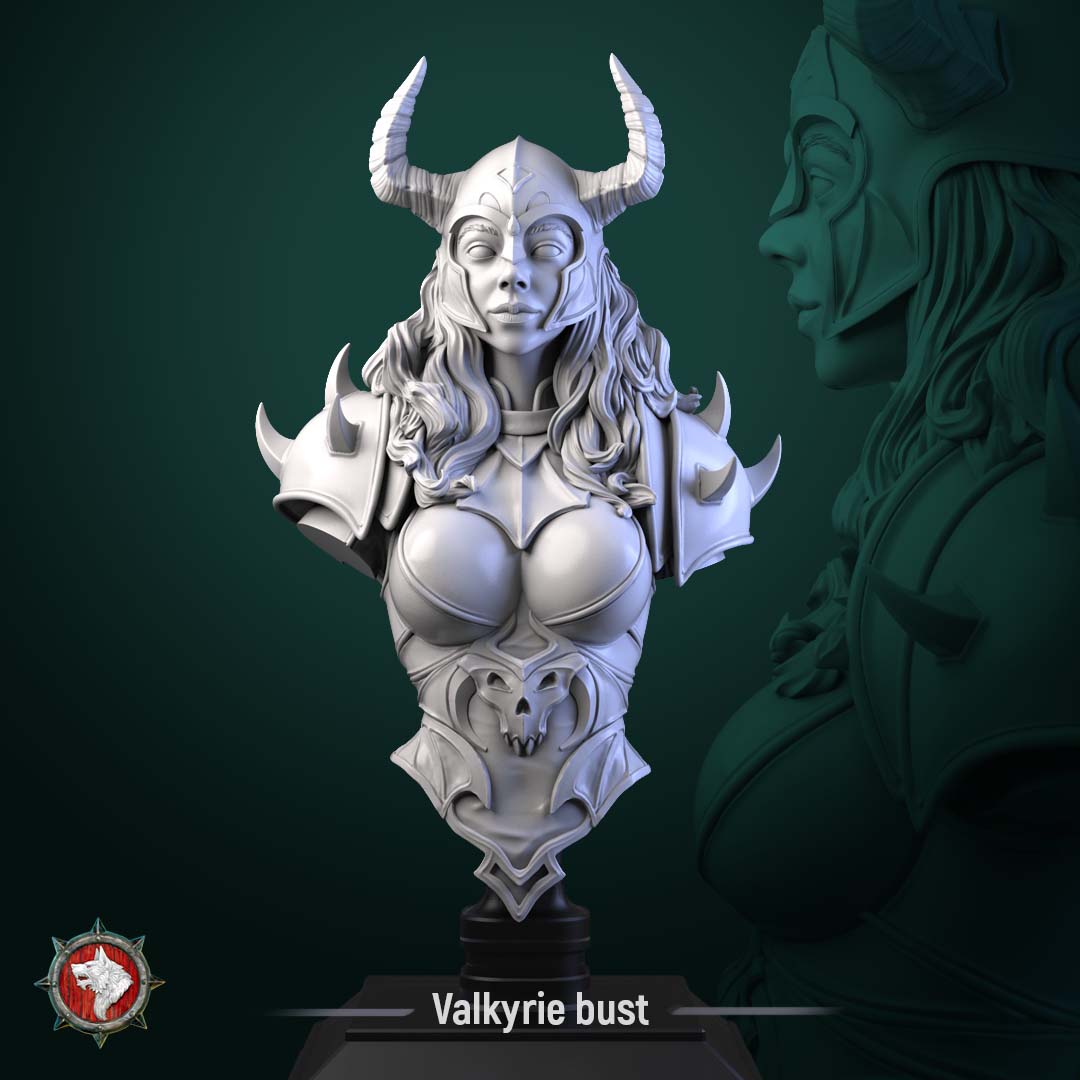 Valkyrie Bust - White Werewolf Tavern
