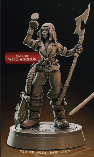 Femme marin pirate - de la série Pirate Chronicles de Cast n Play
