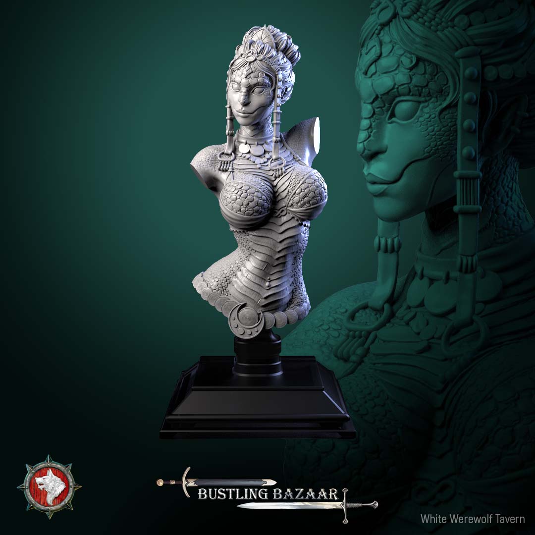 Scaled Dancer - Bust aus der Reihe Bustling Bazaar von White Werewolf Tavern