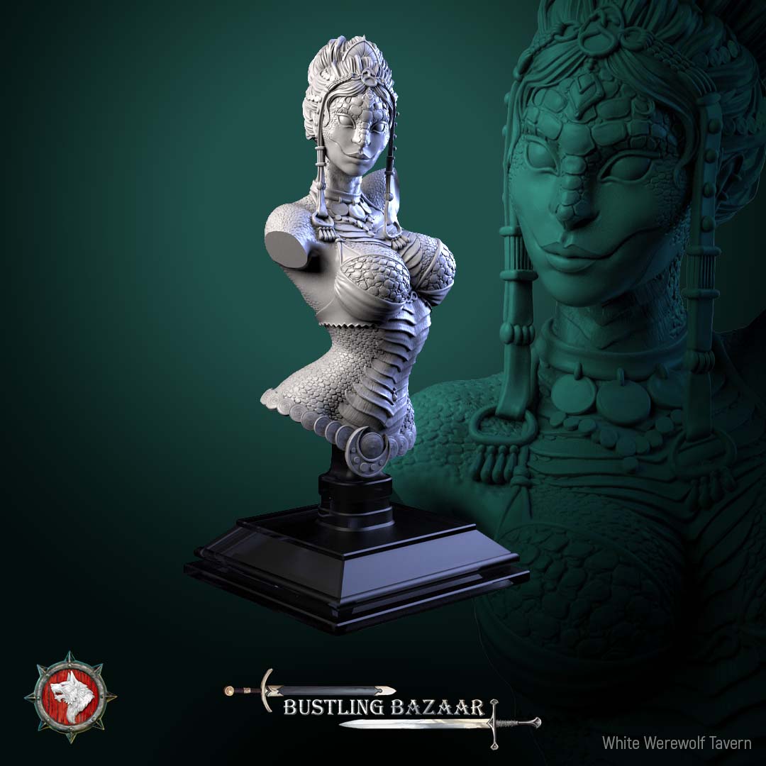 Scaled Dancer - Bust aus der Reihe Bustling Bazaar von White Werewolf Tavern