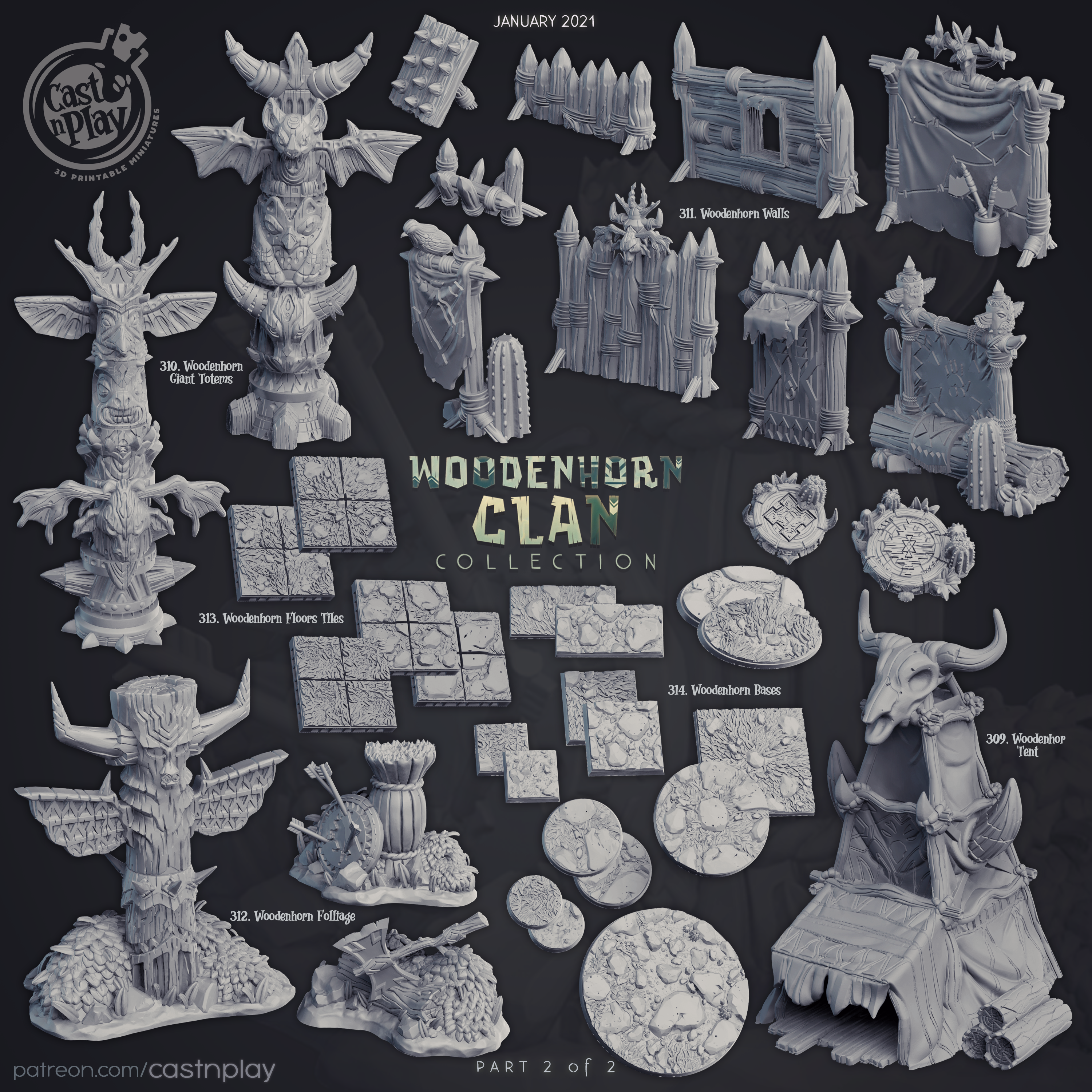 Artan - de la série Woodenhorn Clan de Cast n Play