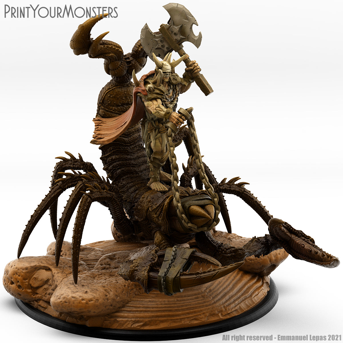 Scorpion Piskoramli - Desert Orcs - Print Your Monsters