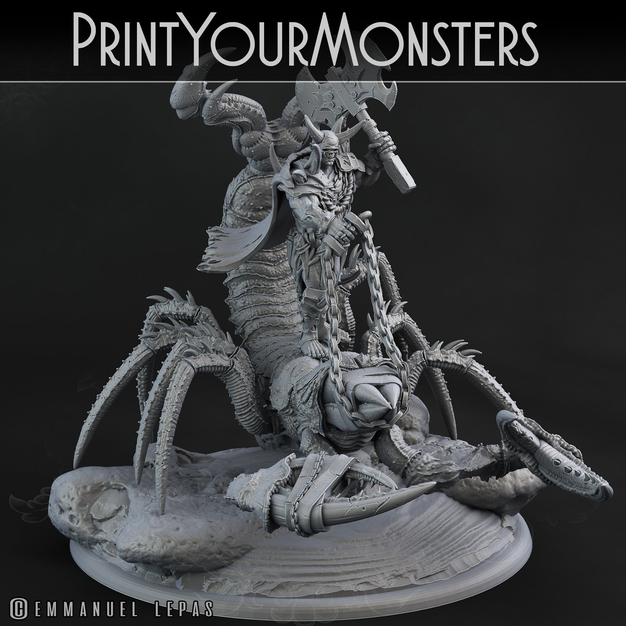 Scorpion Piskoramli - Desert Orcs - Print Your Monsters