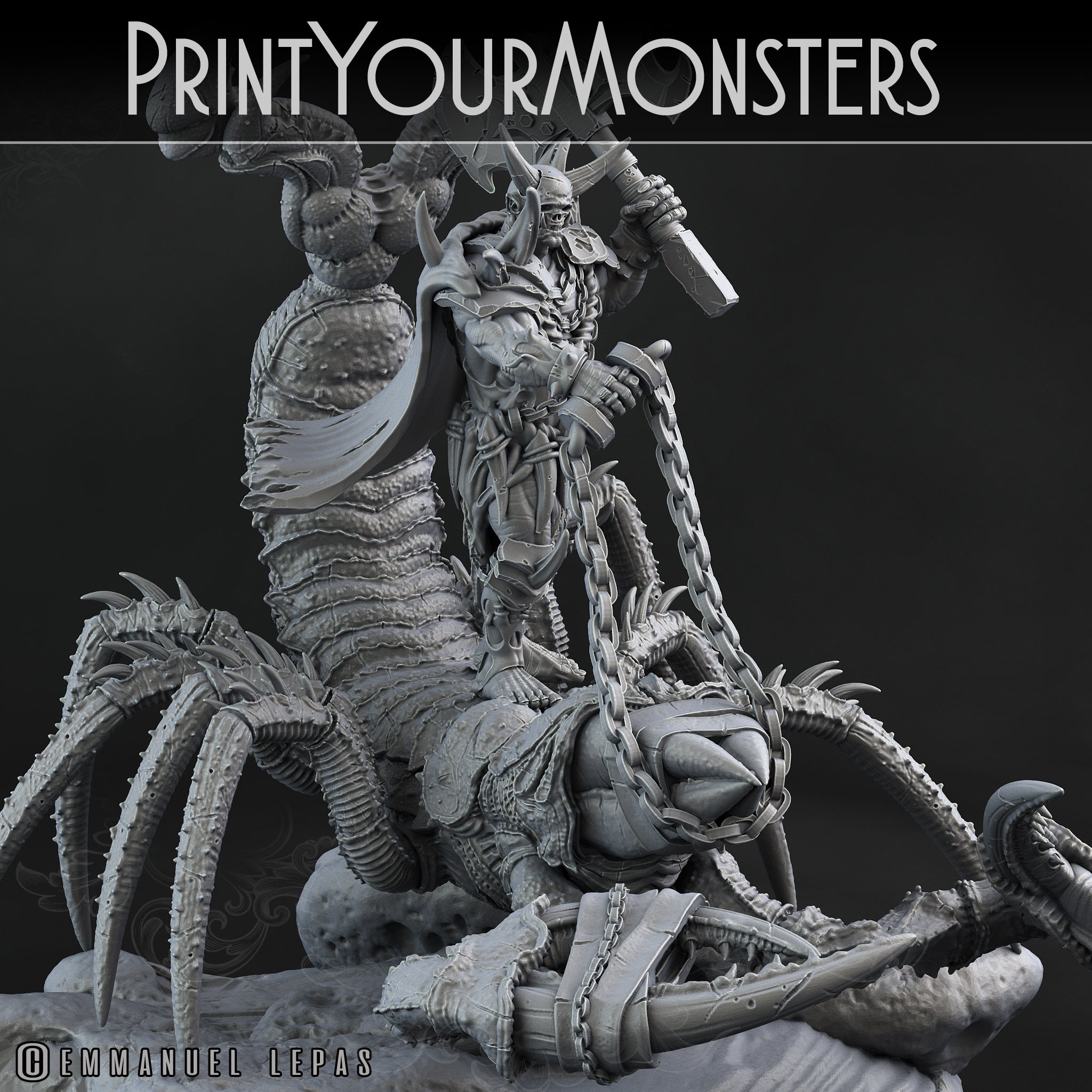 Scorpion Piskoramli - Desert Orcs - Print Your Monsters