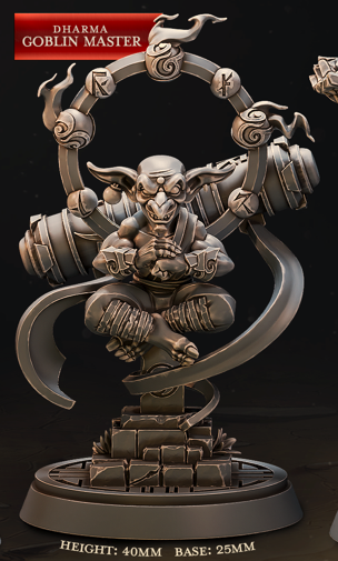Moines Maîtres Zen - de la série Eternal Monks de Cast n Play