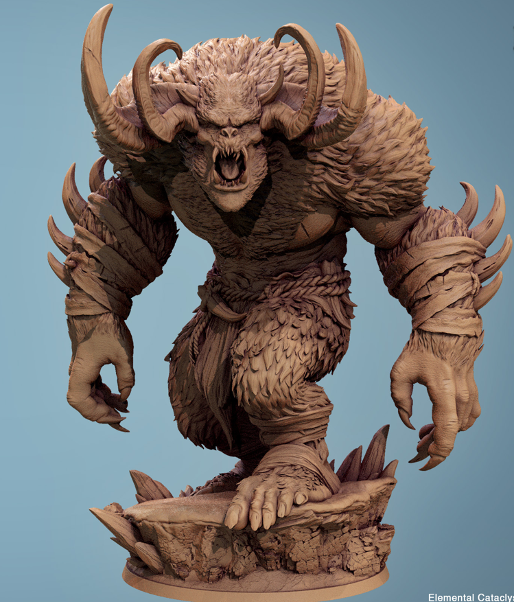 Abominable Yeti - aus der Reihe Frostborne Doom von Rescale Miniatures