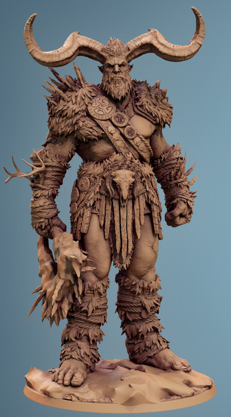 Ice Giant Thulgar - aus der Reihe Frostborne Doom von Rescale Miniatures