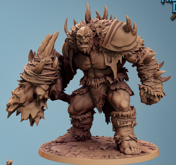 Blizzard Troll - aus der Reihe Frostborne Doom von Rescale Miniatures