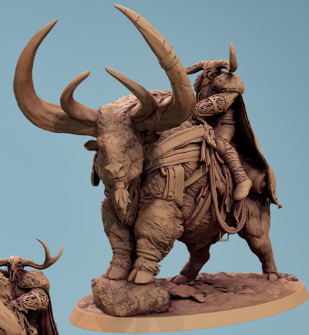 Vargir Frosthorn - aus der Reihe Frostborne Doom von Rescale Miniatures